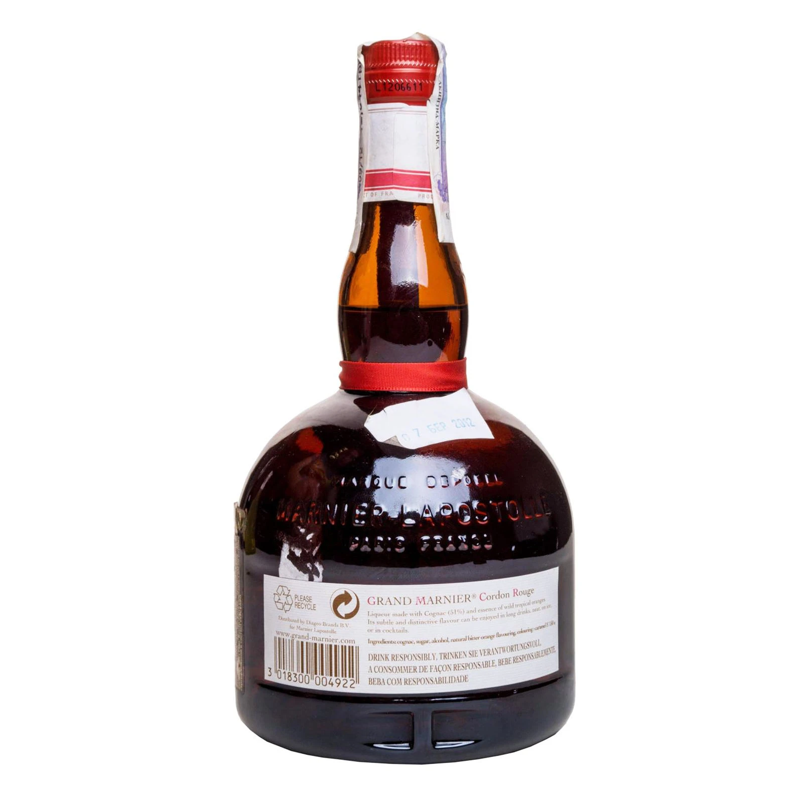 Лікер Grand Marnier Orange&Cognac 40% 0.7л фото 2