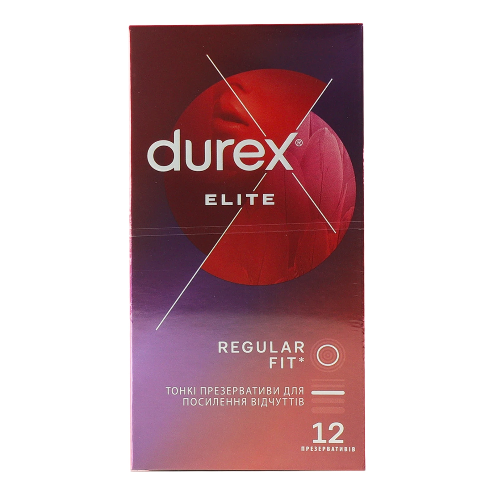 Презервативи Durex Elite латексні з силіконовою змазкою 12шт/уп Фото №:1