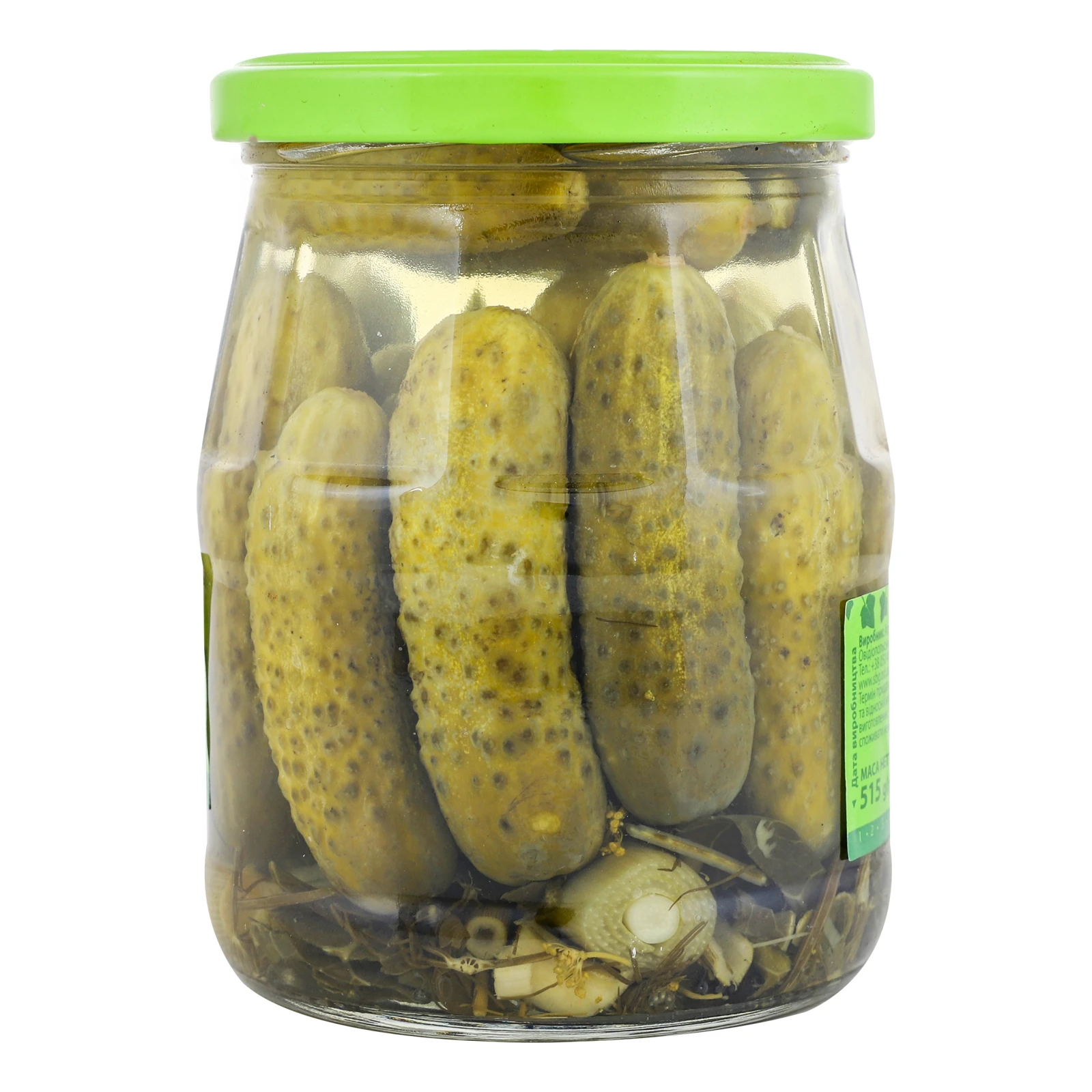 Конс З бабусиної грядки 515г огірки мариновані Фото №:2
