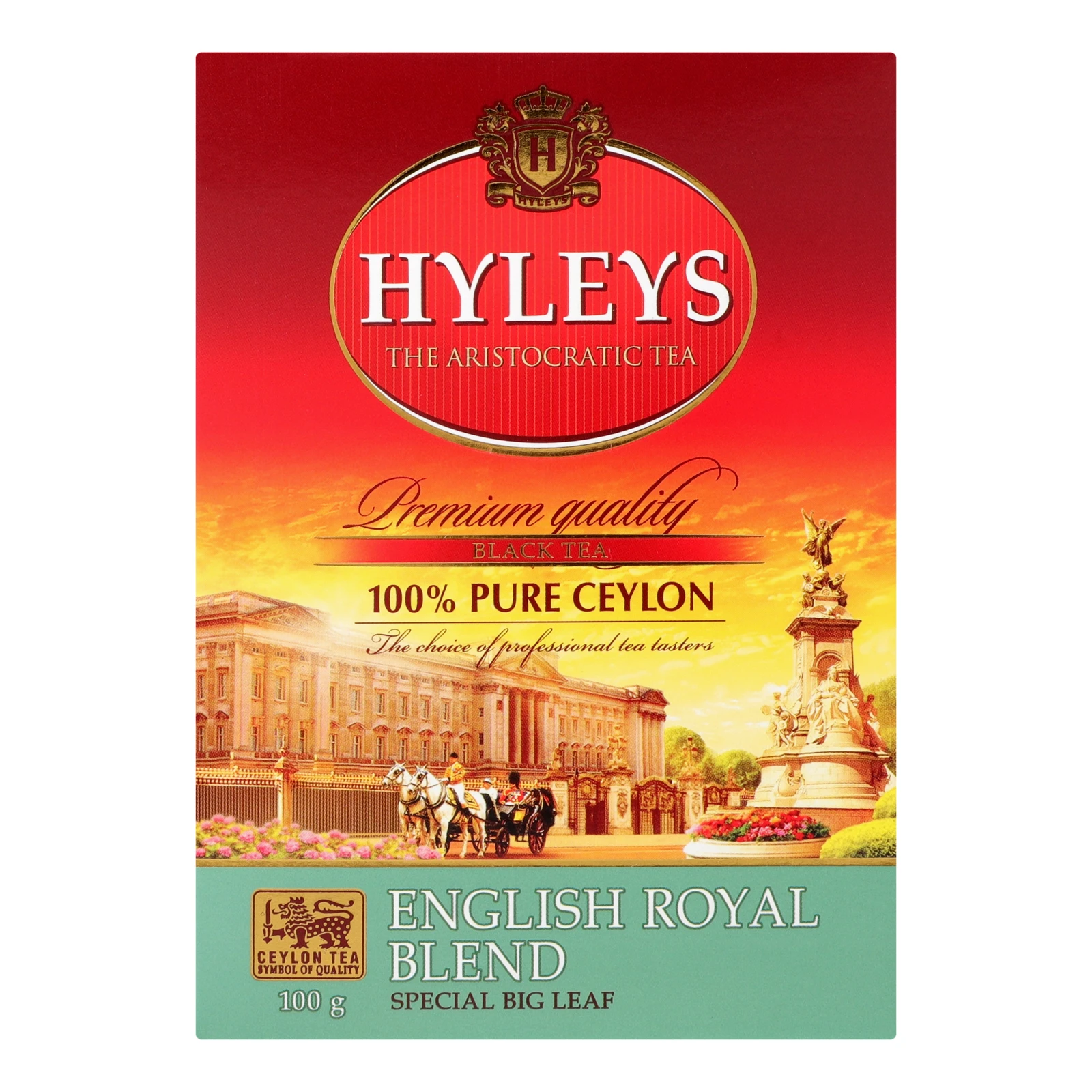 Чай Hyleys Англійський Королівський купаж чорний цейлонський байховий суцільнолистовий ароматизований 100г Фото №:1