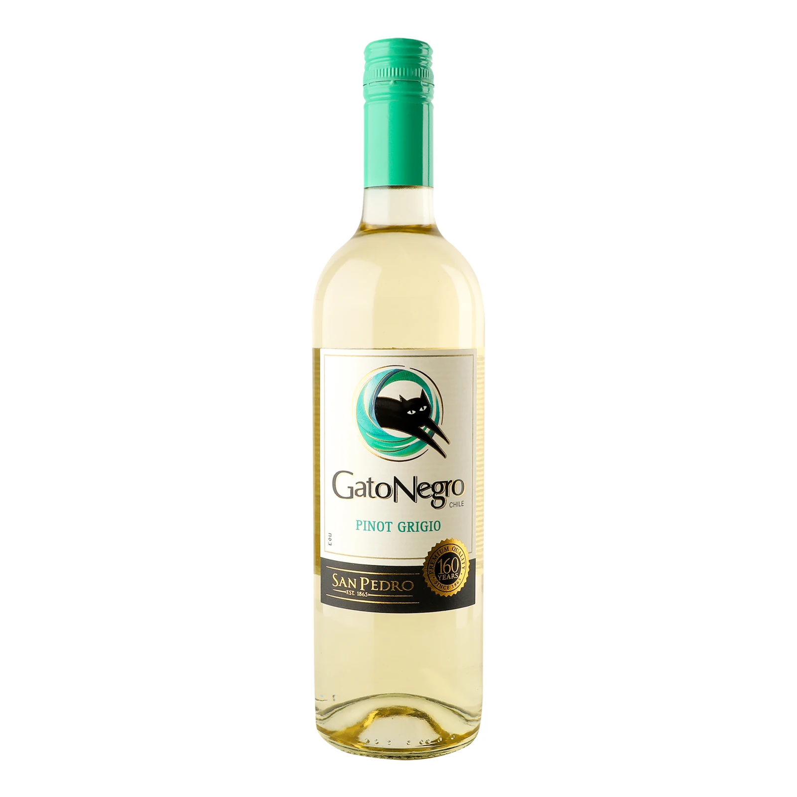 Вино Gato Negro Pinot Grigio біле сухе 12% 0.75л