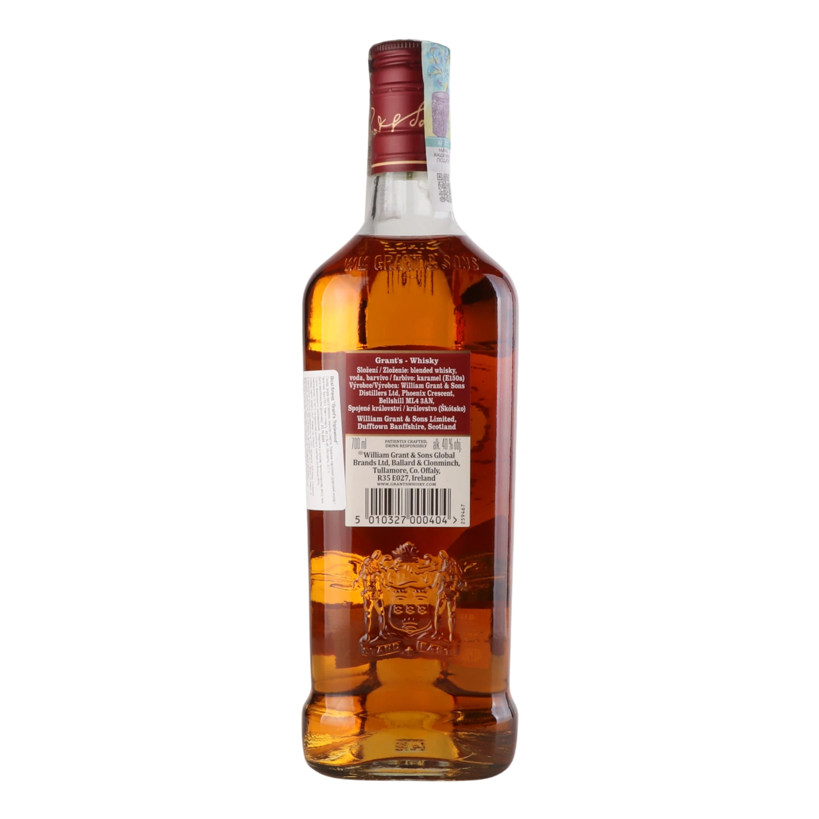 Віскі Grant's Triplewood 40% 0.7л фото 2