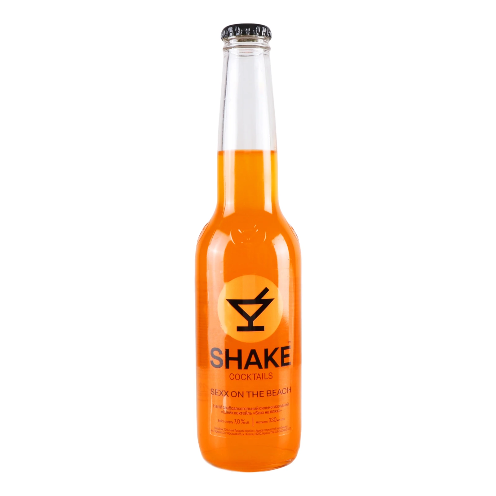 Напій слабоалкогольний Shake Sexx on the Beach сильногазований 7% 330мл Фото №:1