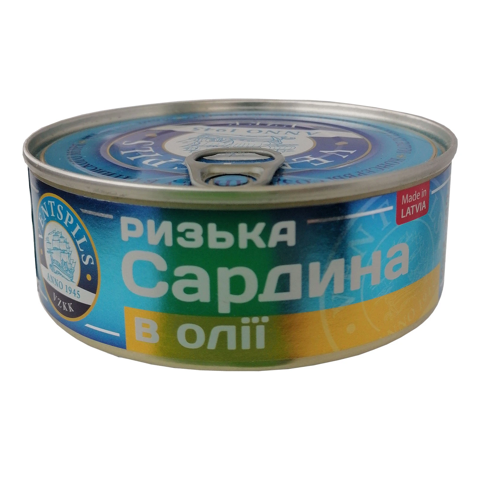 Конс Ventspils 240г сардина атл в олії N3 ключ Фото №:1