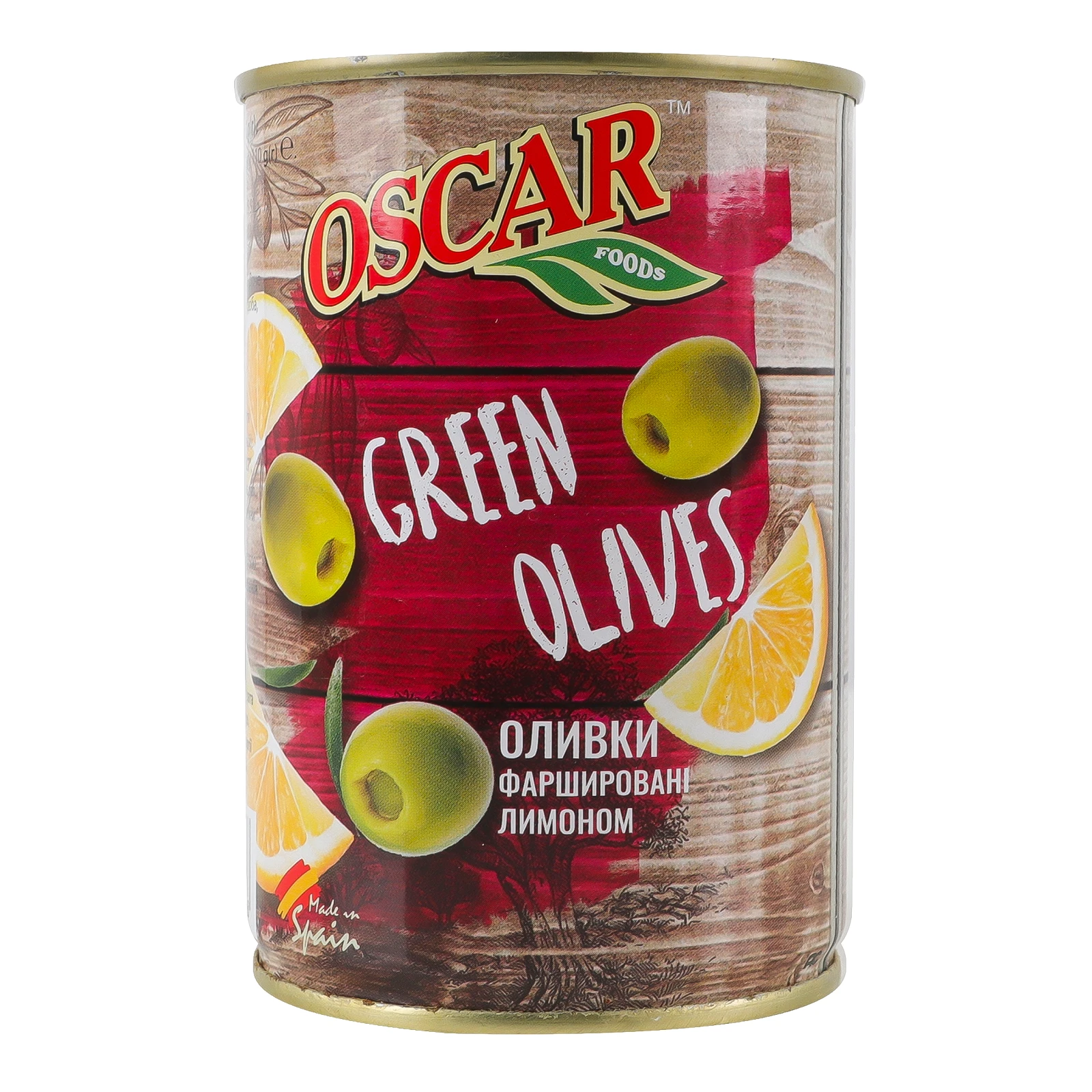 Оливки Oscar foods фаршировані лимоном 300г Фото №:2