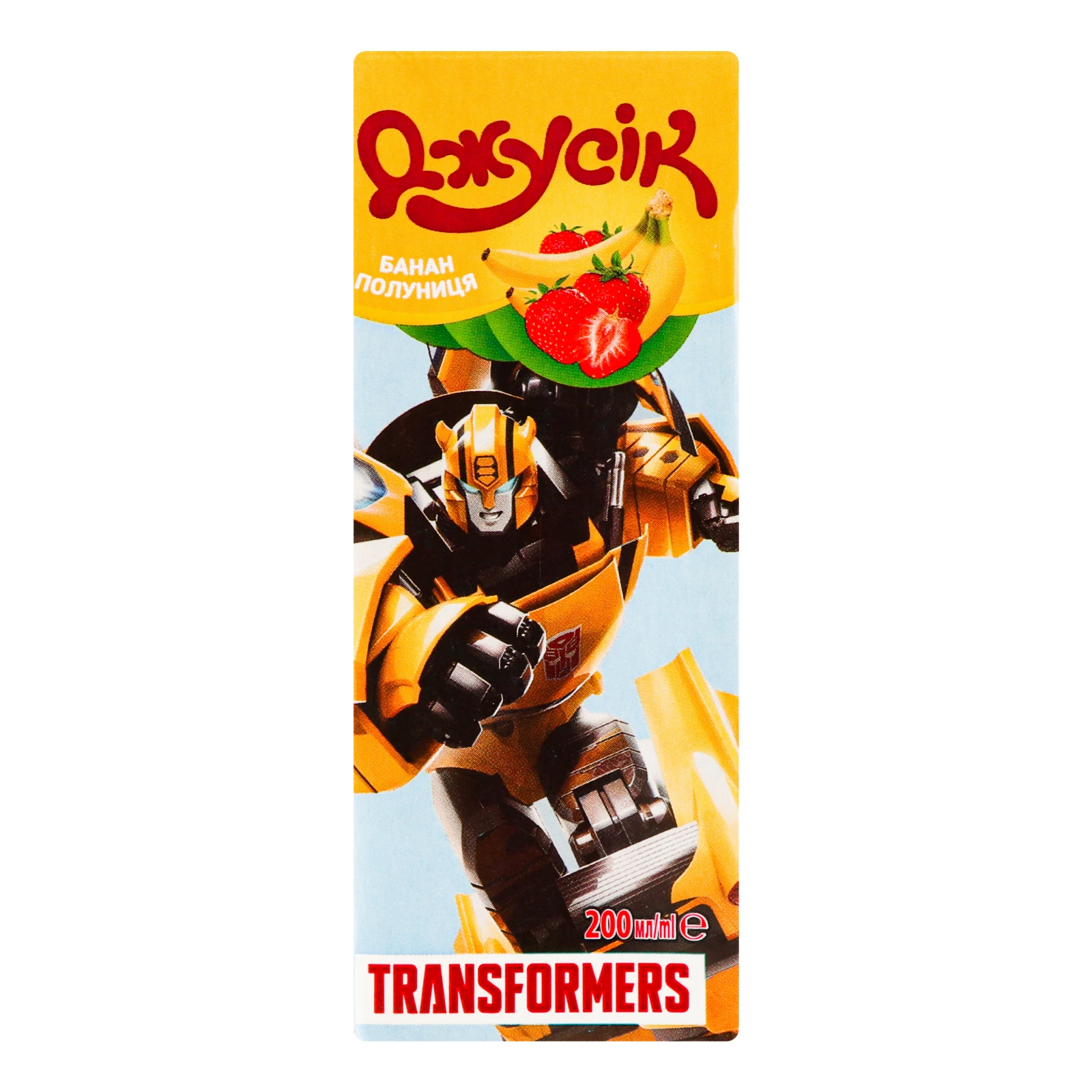 Нектар Джусік Transformers Банан Полуниця 200мл Фото №:1