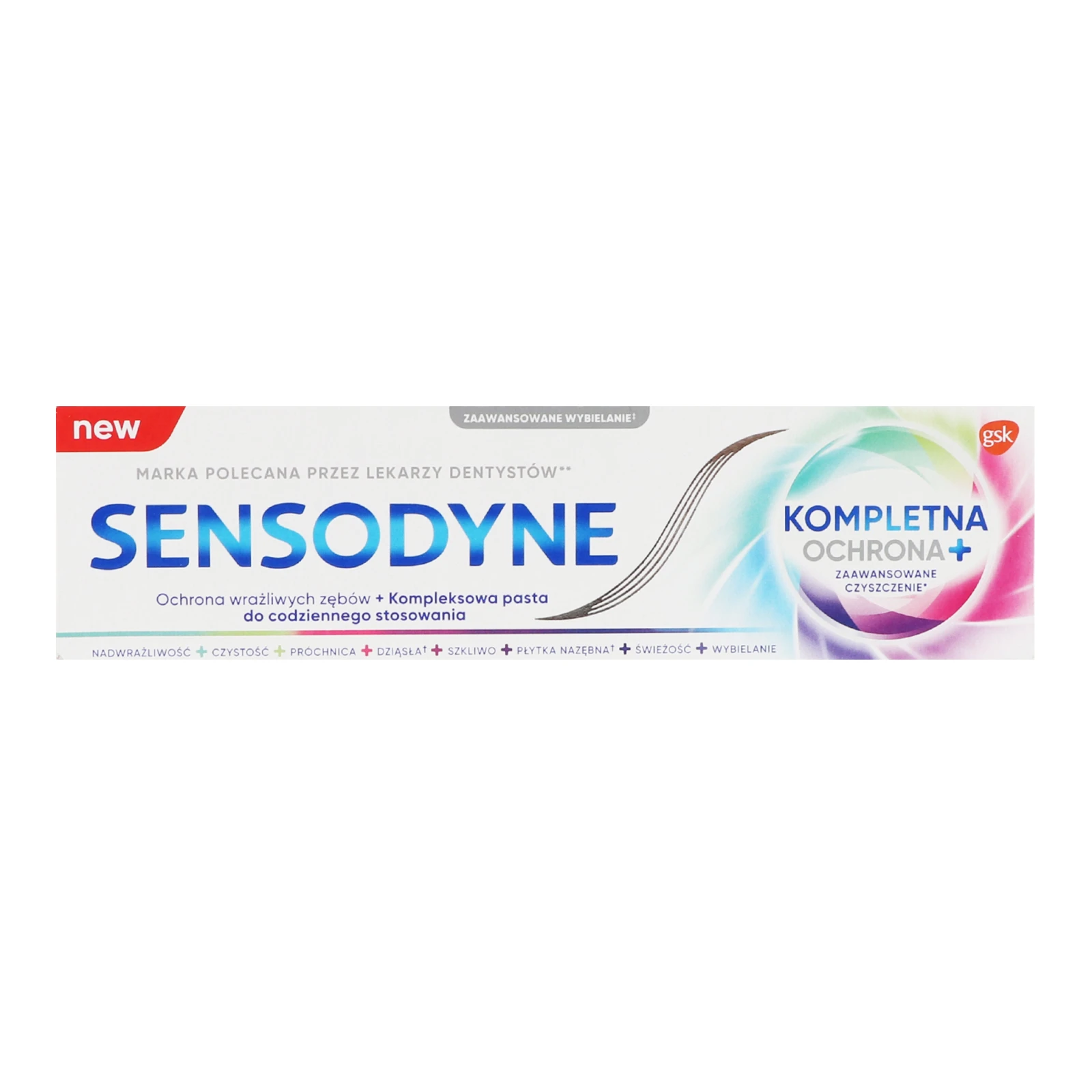 Паста зубна Sensodyne Комплексний Захист Відбілювання Плюс Фото навігації №:1