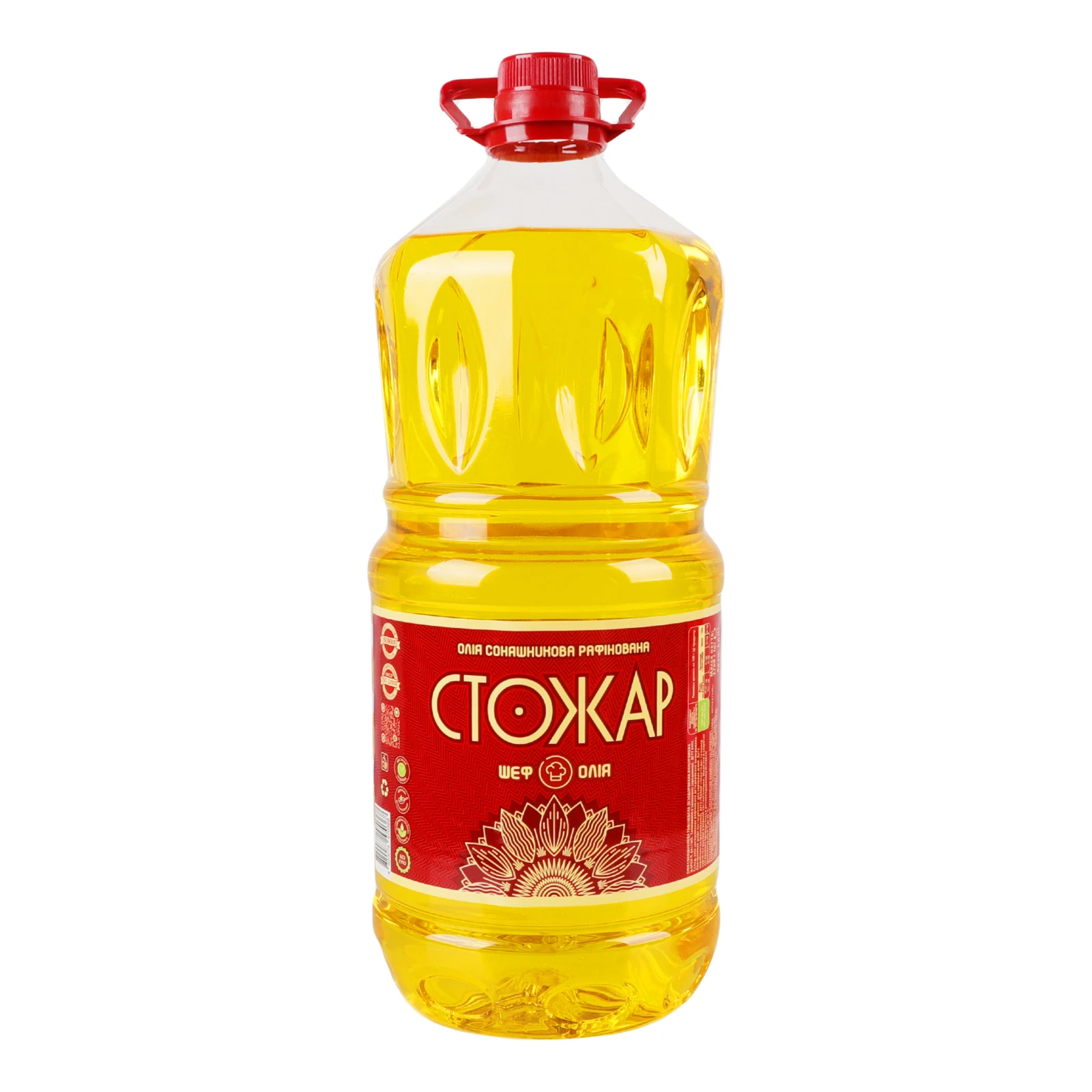 Олія Стожар соняшникова Шеф рафінована 3л Фото №:1
