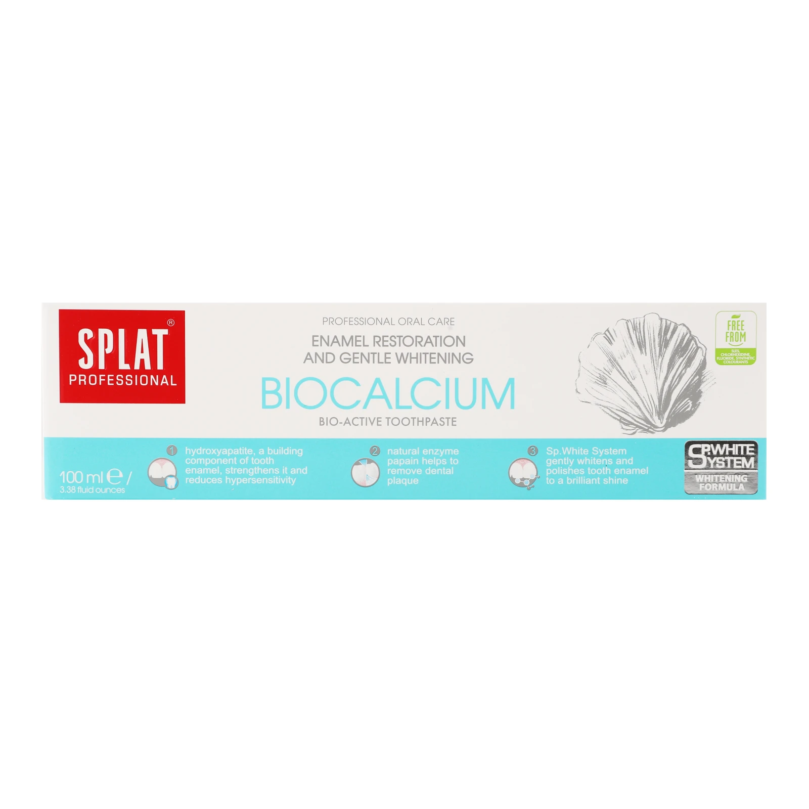 Паста зубна Splat Professional Biocalcium 100мл Фото №:1