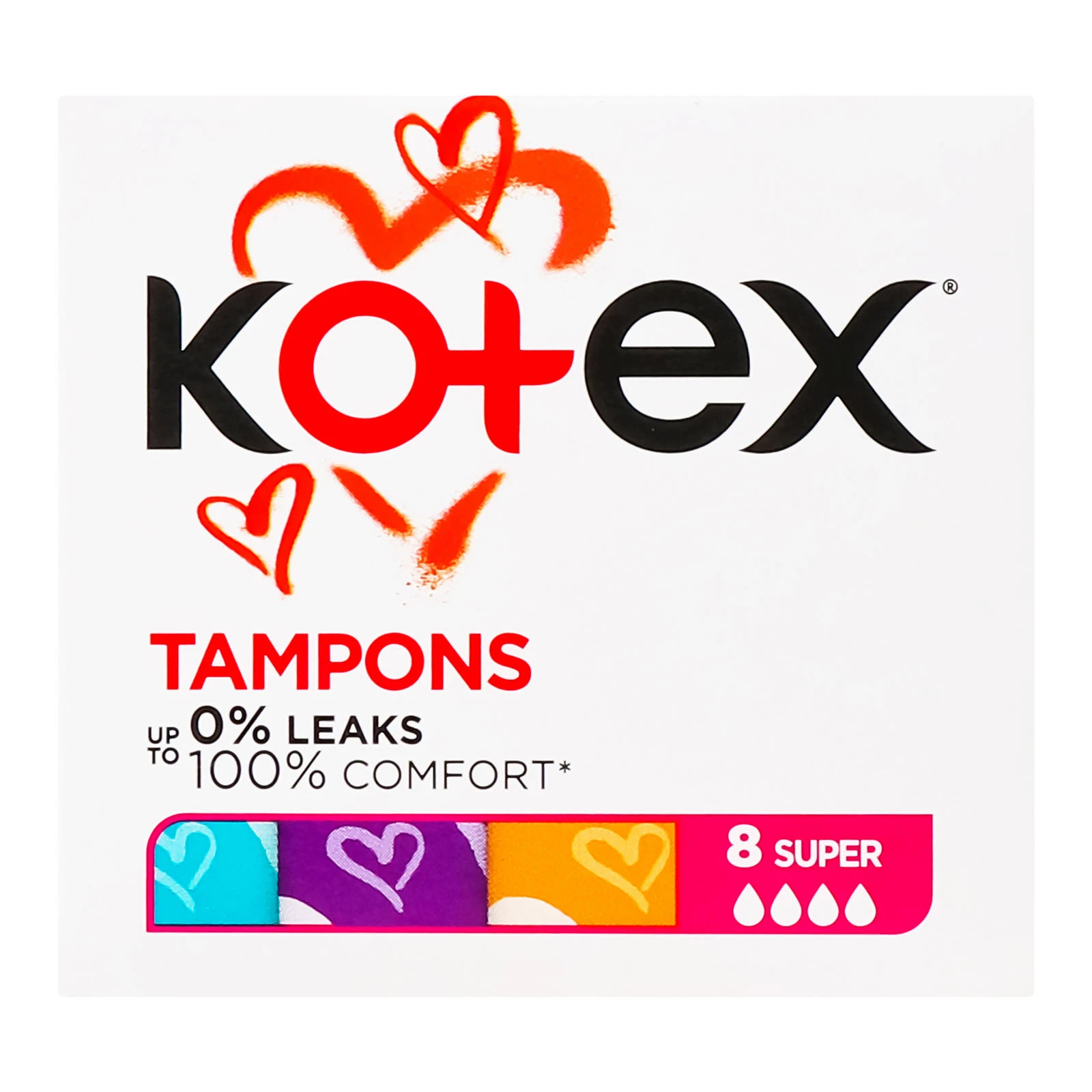 Тампони Kotex Super 8шт Фото №:1