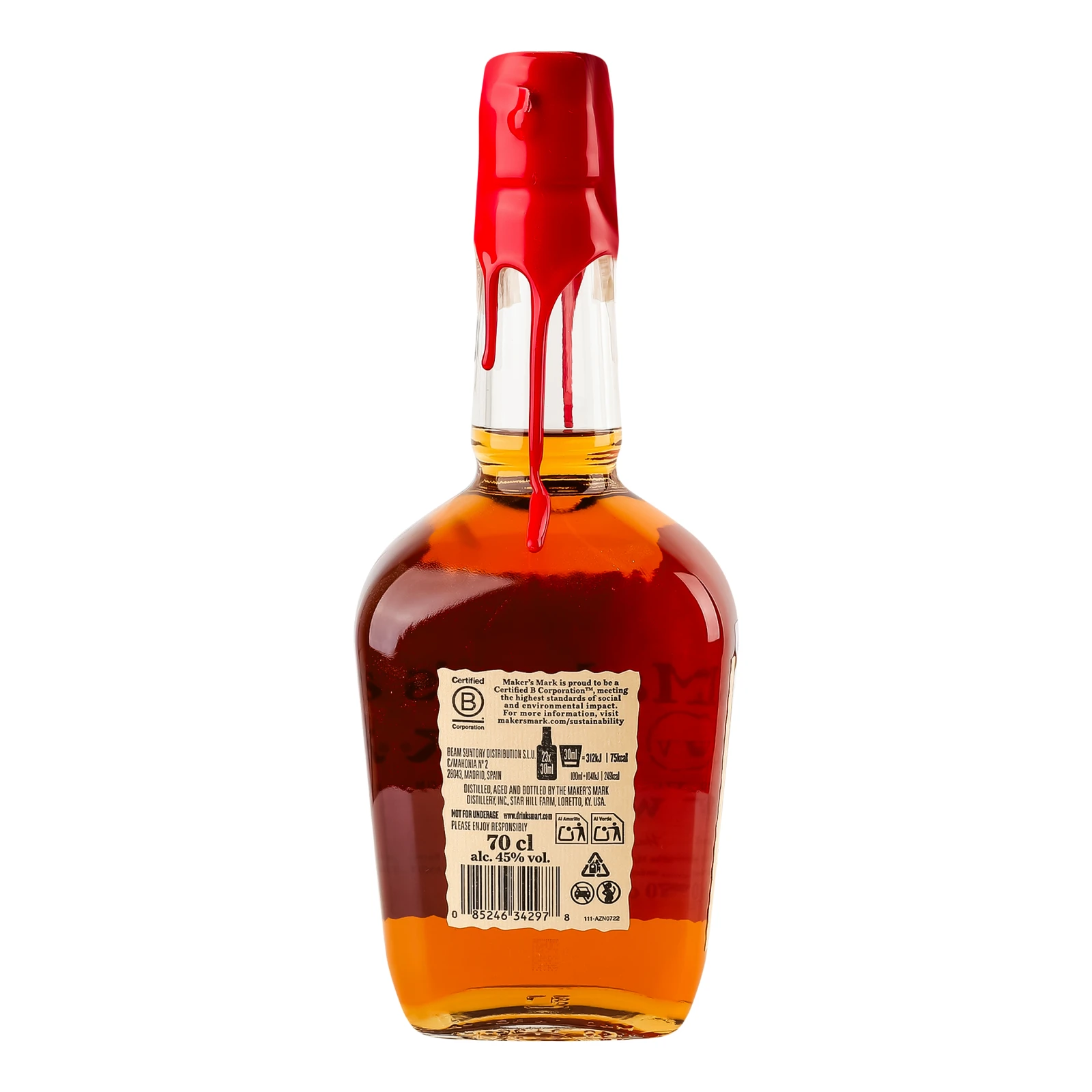 Віскі Maker's Mark Bourbon 45% 0.7л фото 2