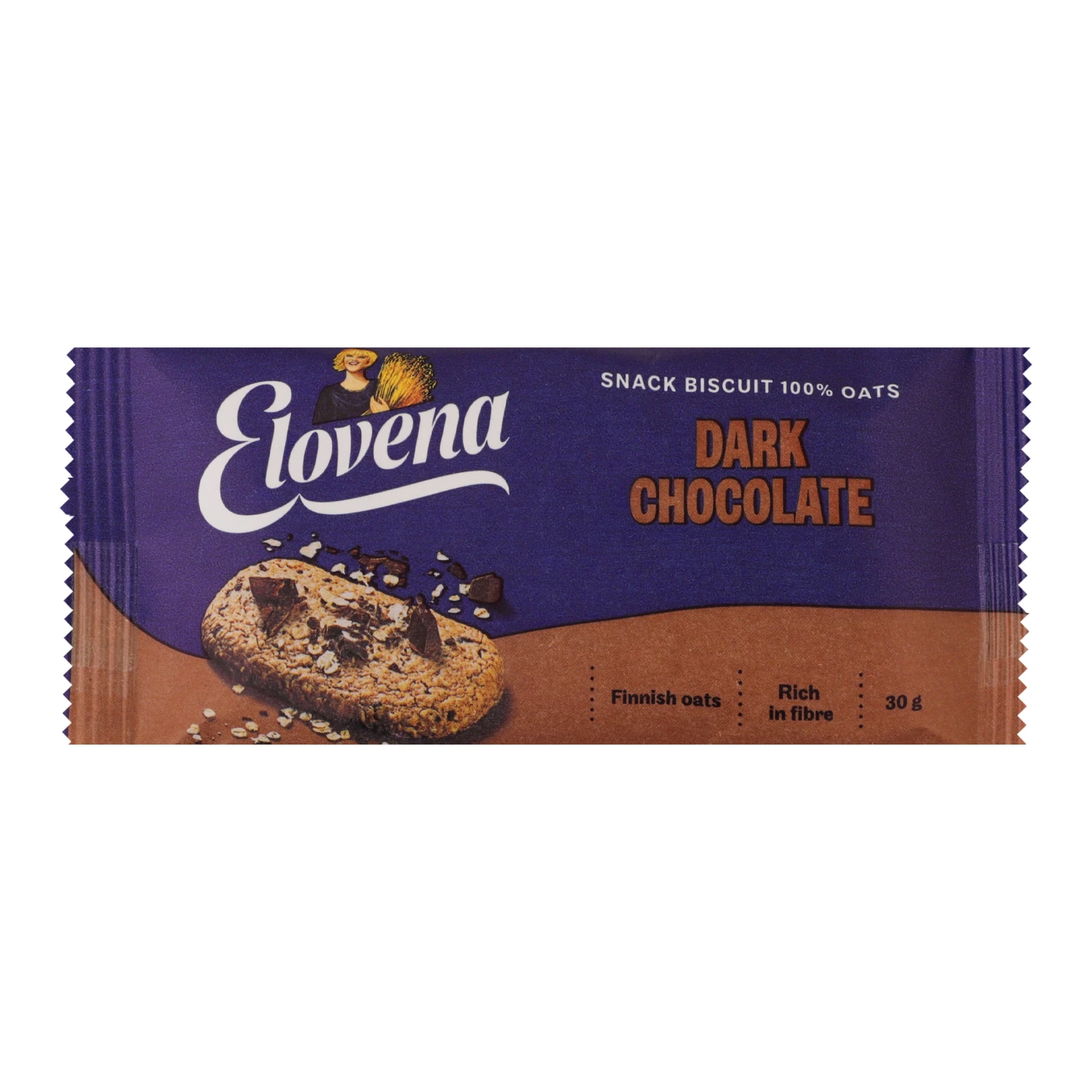 Галета Elovena з вівса Dark chocolate 30г Фото навігації №:1