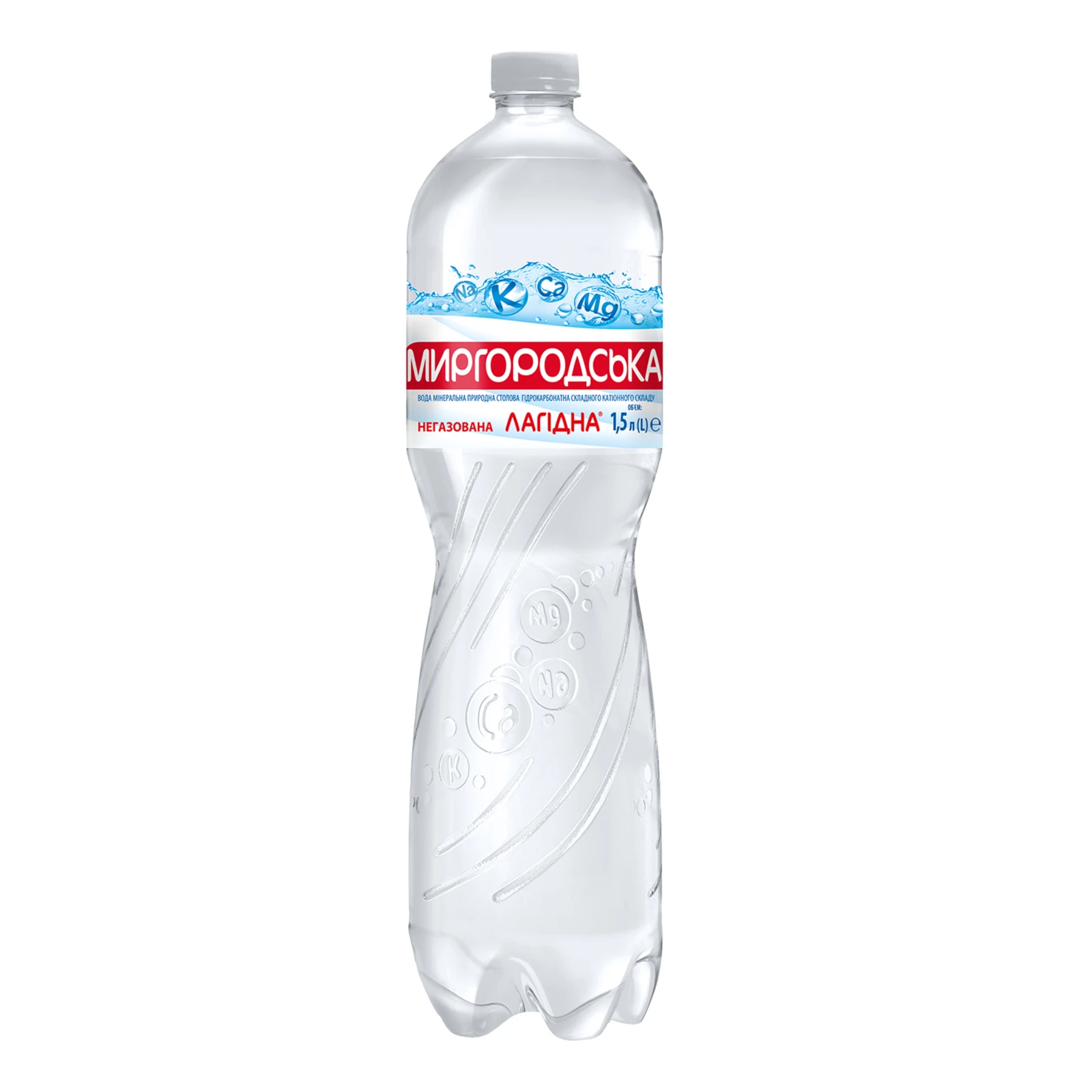 Вода мінеральна Миргородська Лагідна природна столова негазована 1.5л Фото №:1