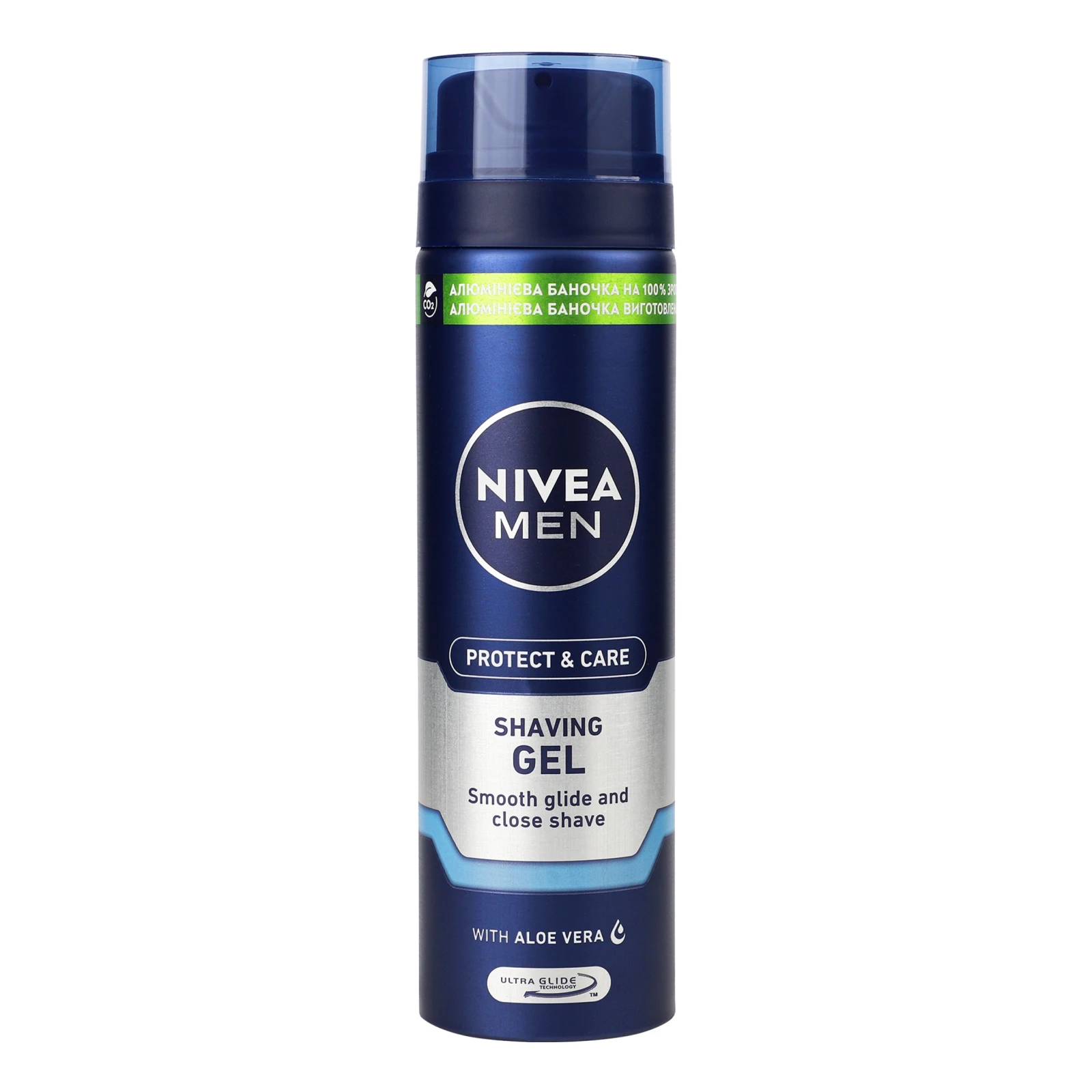 Гель для гоління Nivea Men Захист та догляд 200мл Фото №:1