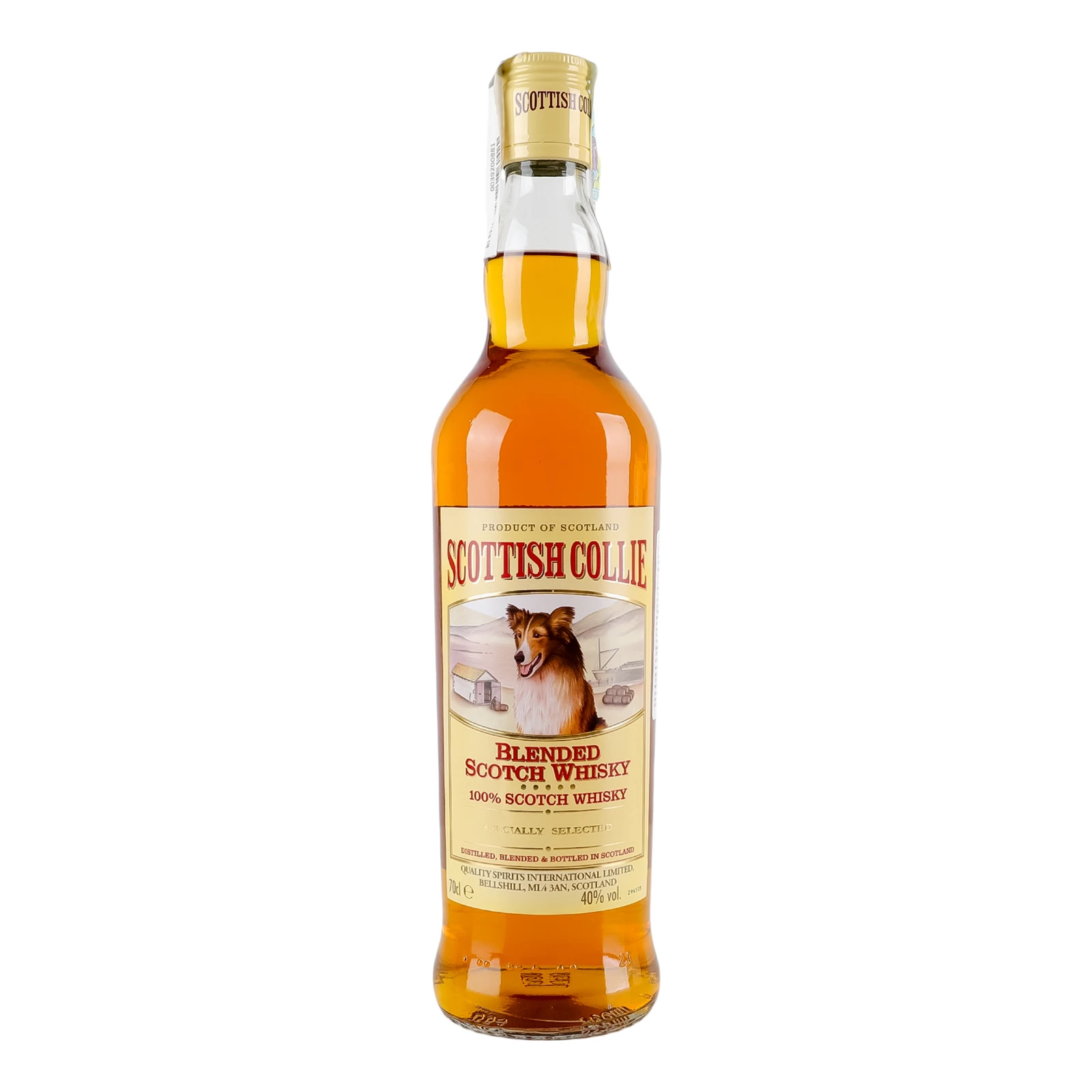 Віскі Scottish Collie 3YO шотландське купажоване 40% 0.7л Фото №:1