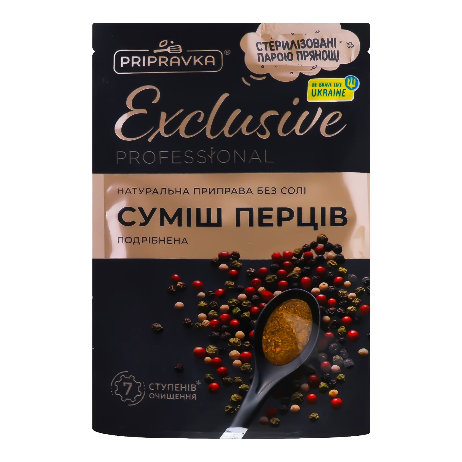 Суміш перців Pripravka Exclusive Professional подрібнена 35г Фото №:1