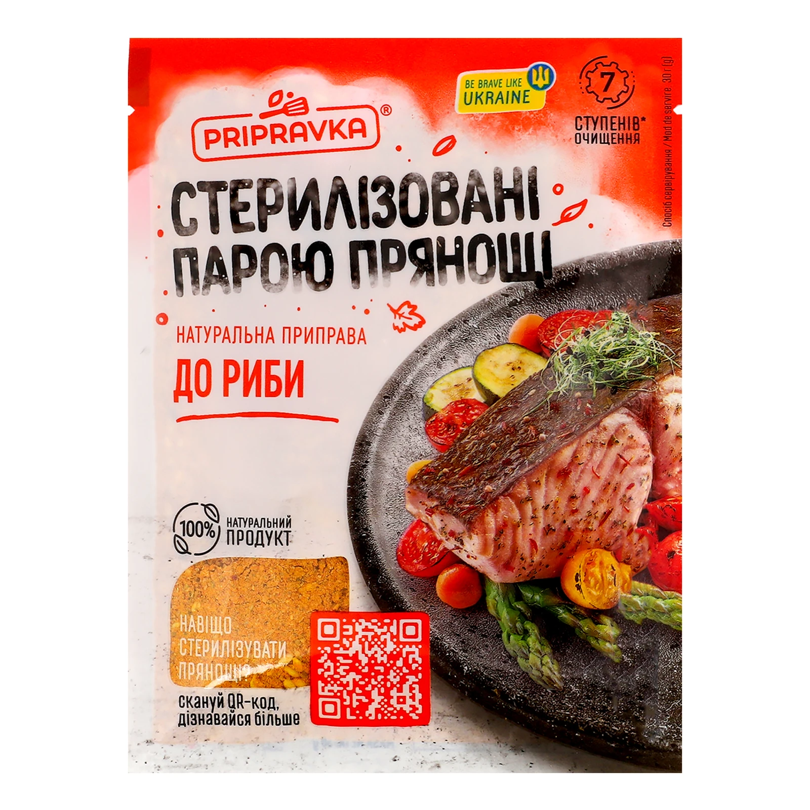 Приправа Pripravka До риби 30г Фото №:1