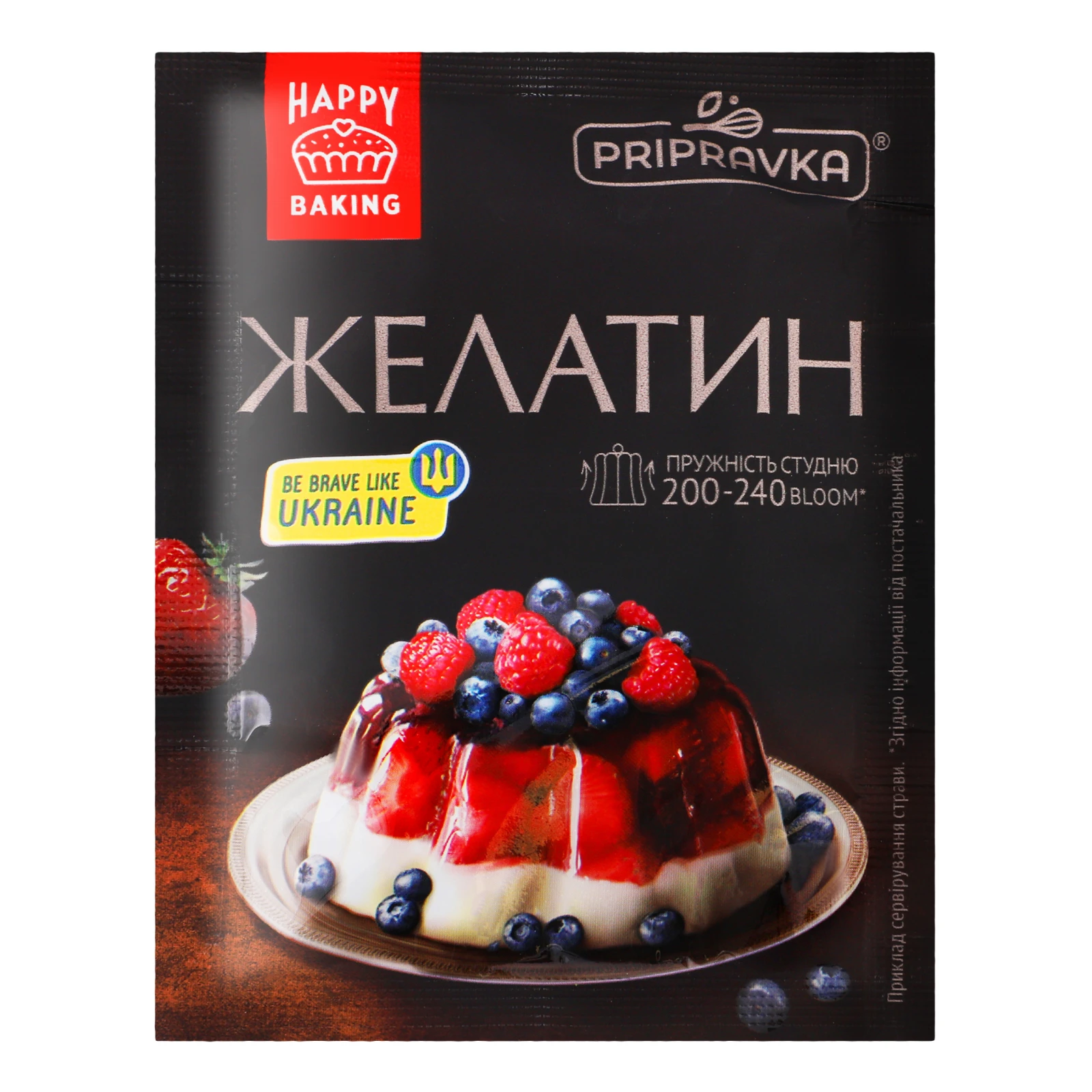 Желатин Pripravka харчовий 15г Фото №:1