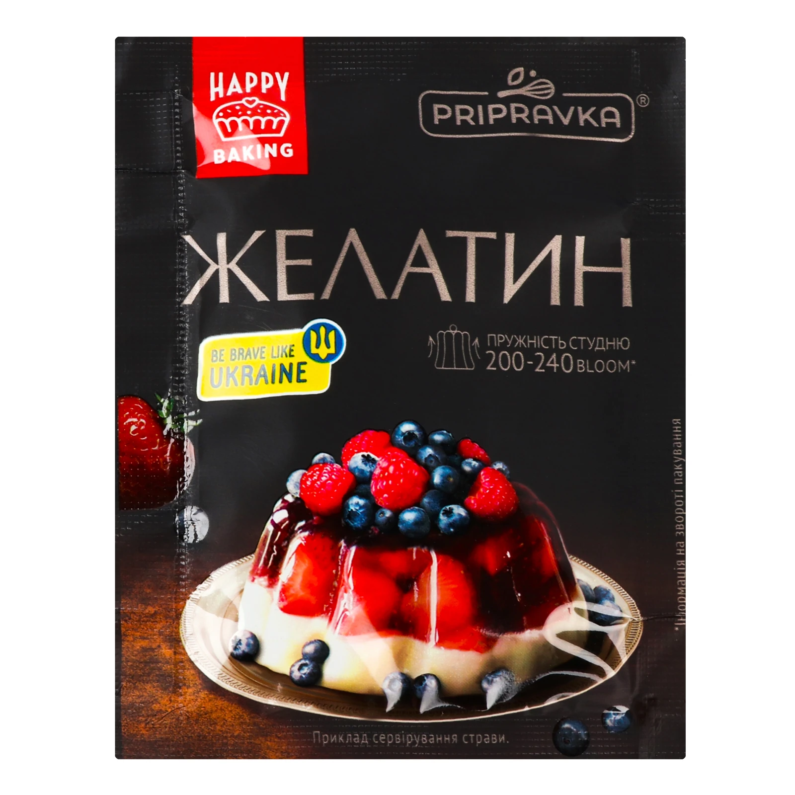 Желатин Pripravka харчовий 15г Фото №:1