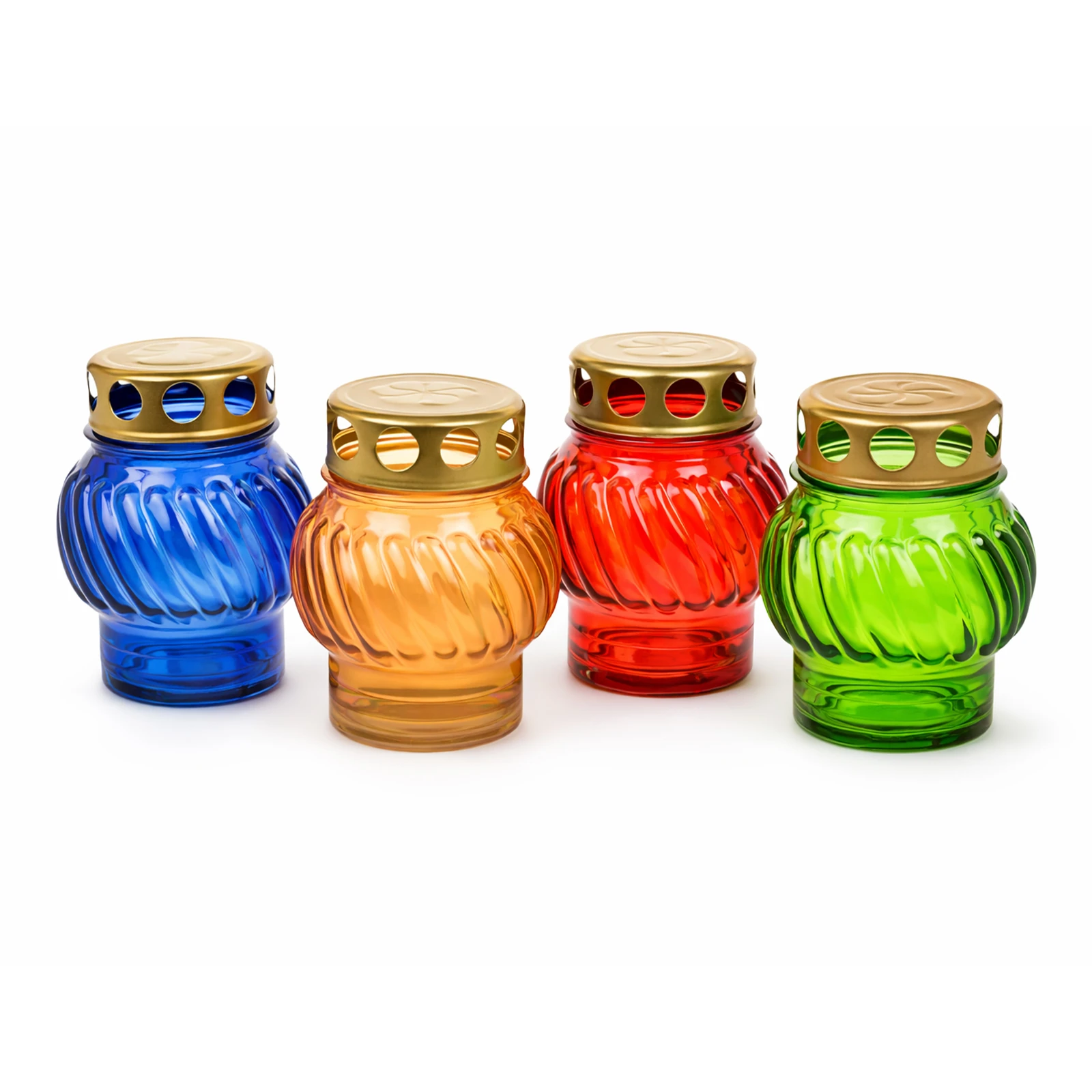 Лампадка скляна Преміум в асортименті колір на вибір Фото №:1