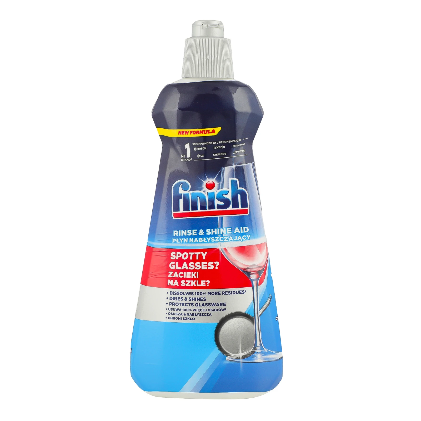 Ополіскувач для посуду Finish Rinse&Shine Aid у посудомийних машинах 400мл