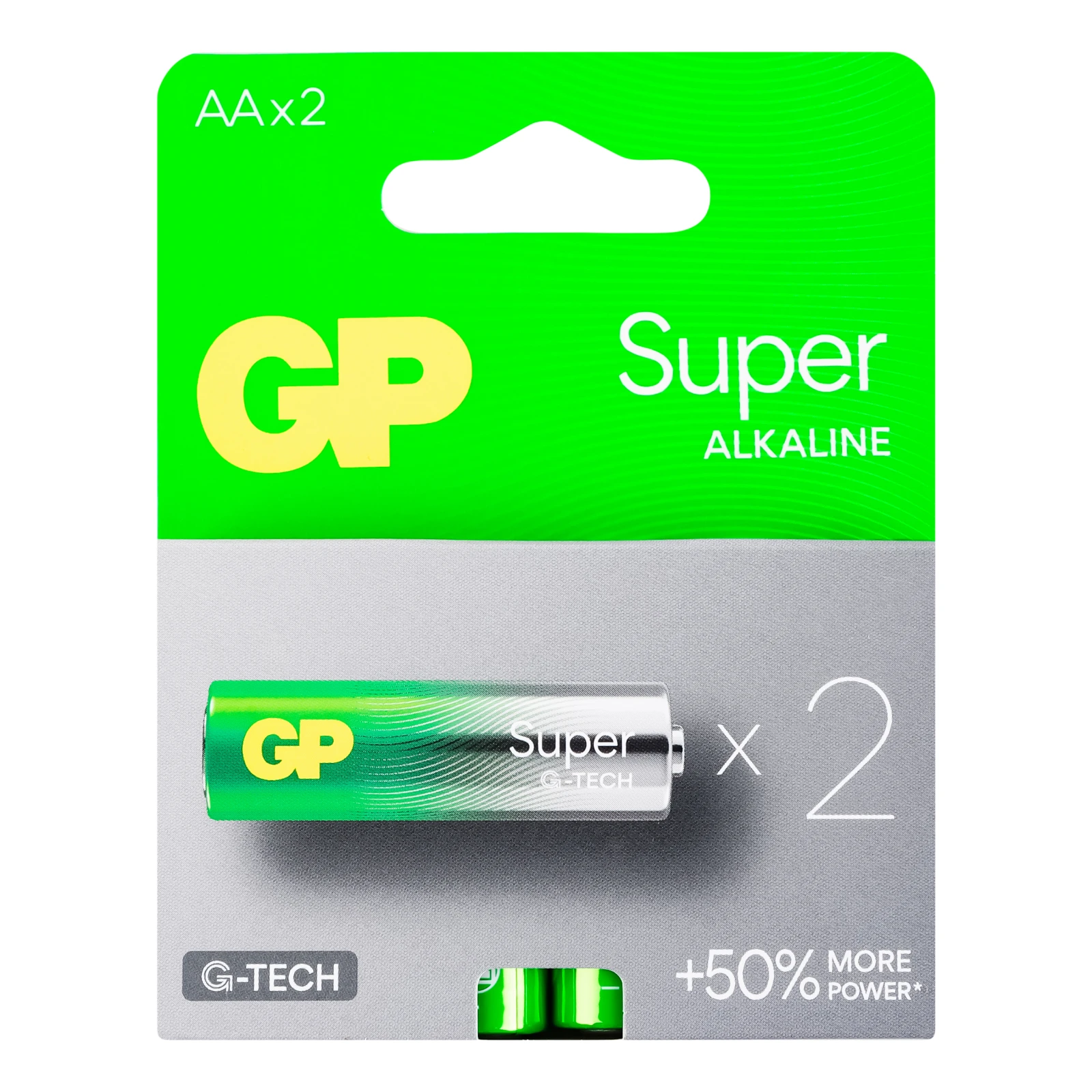 Батарейки GP Super Alkaline AA LR6 №GP15AETA21-2GSB2 2шт/уп Фото №:1