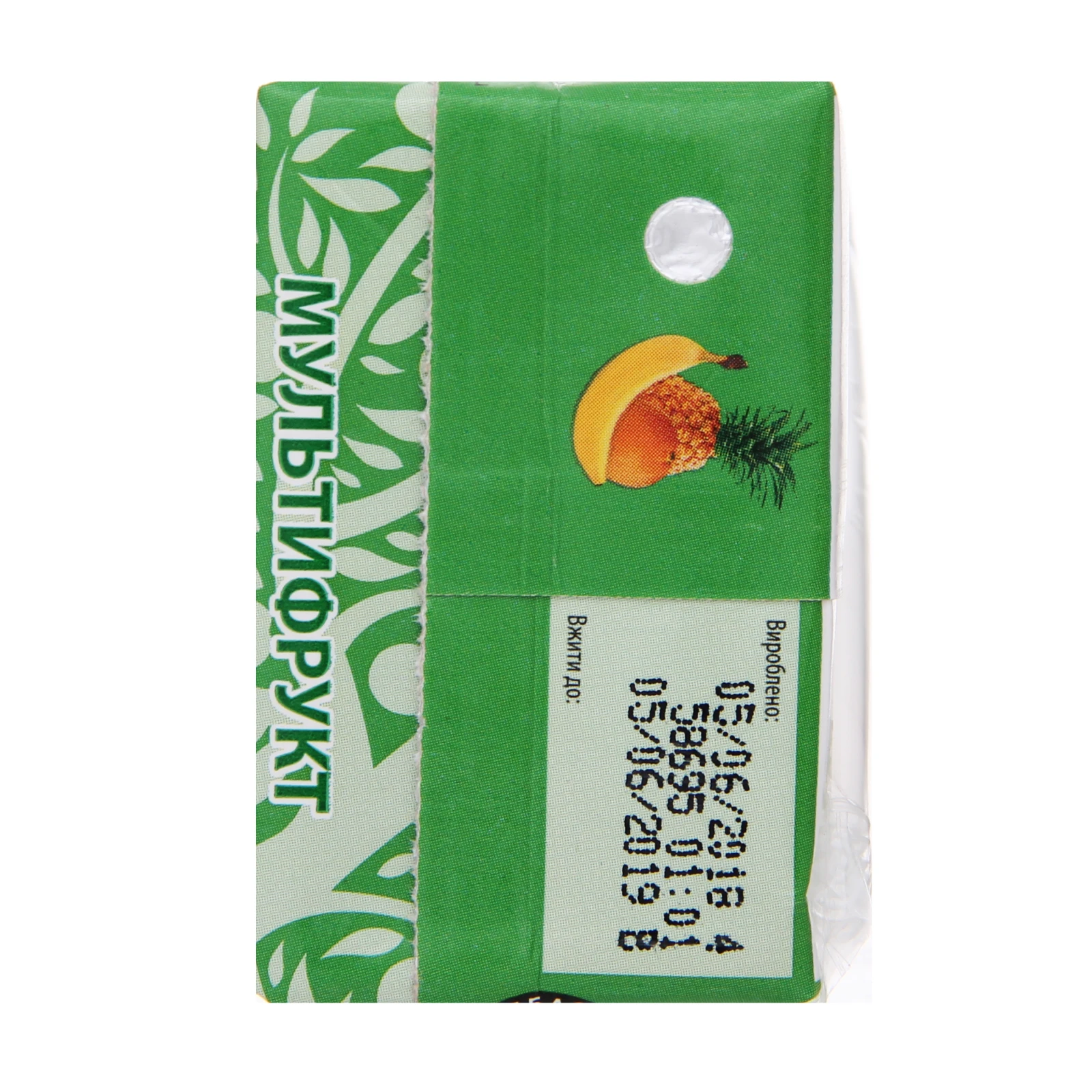 Нектар Наш сік неосвітлений пастеризований Мультифрукт 200мл Фото №:3