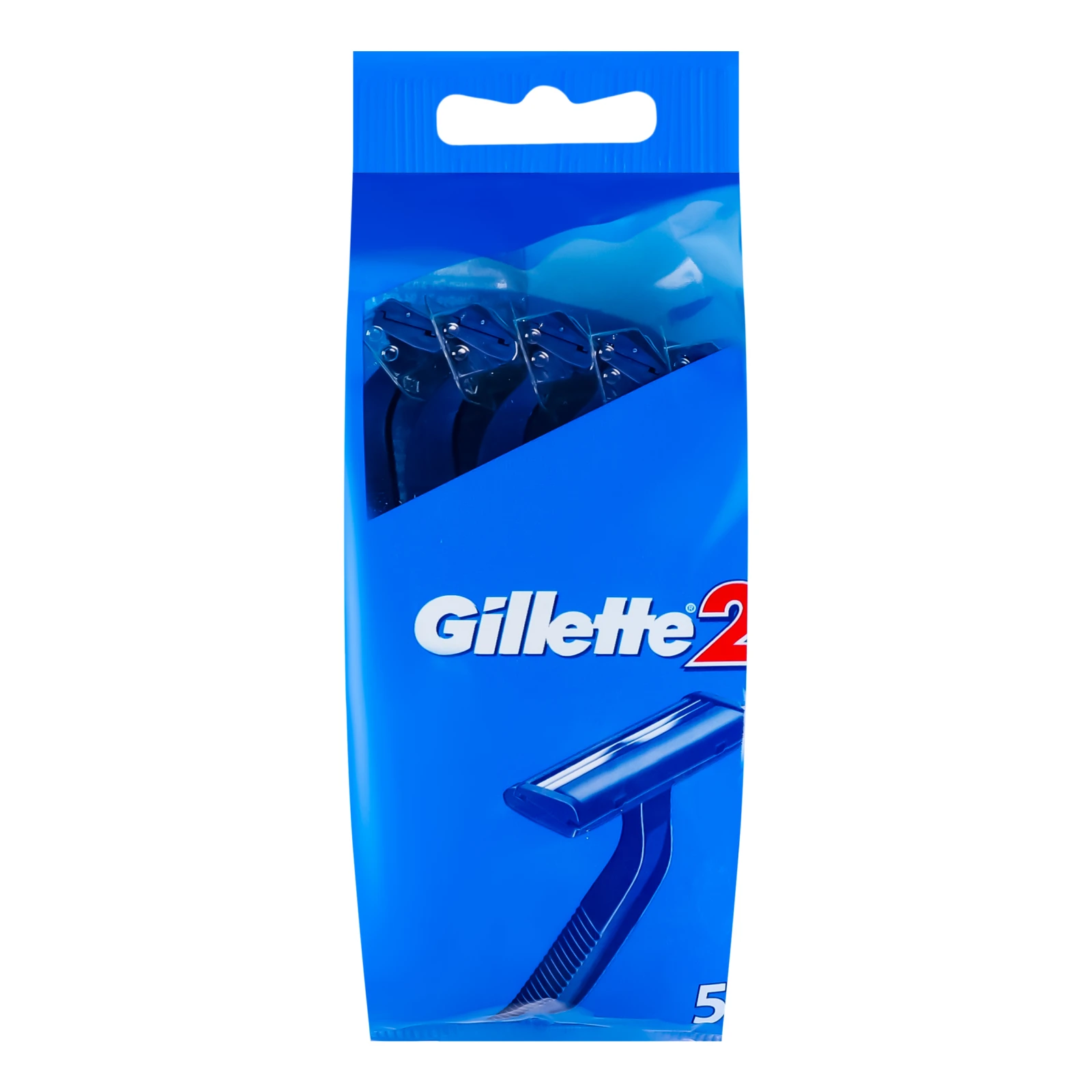 Бритви одноразові Gillette 2 5шт/уп Фото №:1