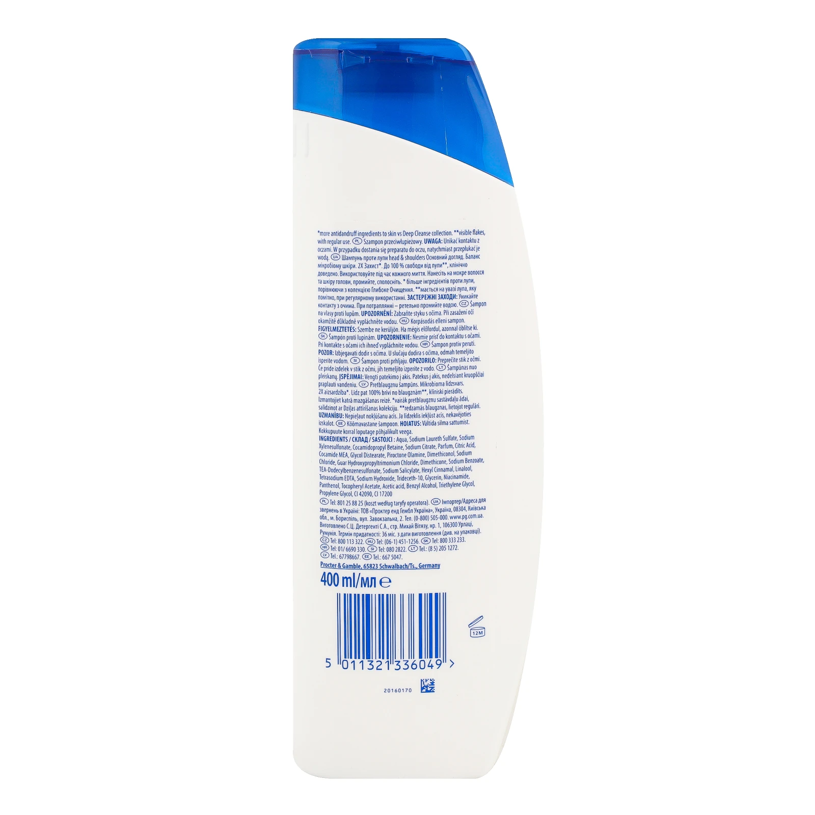 Шампунь Head&Shoulders Classic Clean проти лупи 400мл Фото №:2