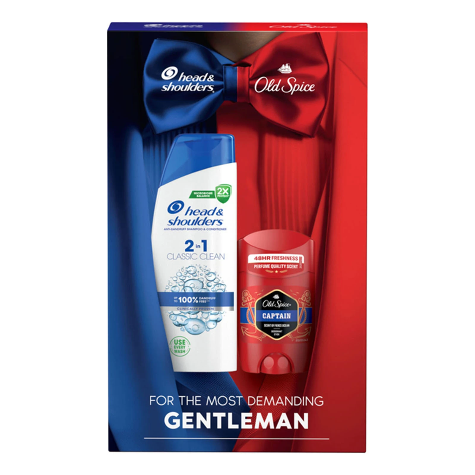 & Набір Head&Shoulders 2в1 Шампунь п/лупи 2в1 330мл+Тв.Дез-нт Old Spice Captain 50мл Фото №:2