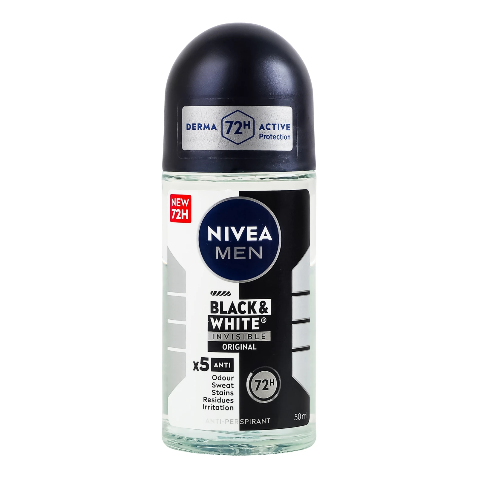 Антиперспірант Nivea Men Black&White Invisible Original 50мл Фото №:1
