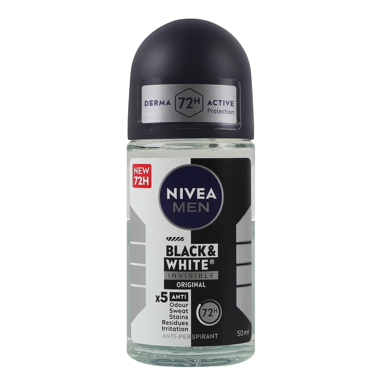 Антиперспірант Nivea Men Black&White Invisible Original 50мл Фото навігації №:1