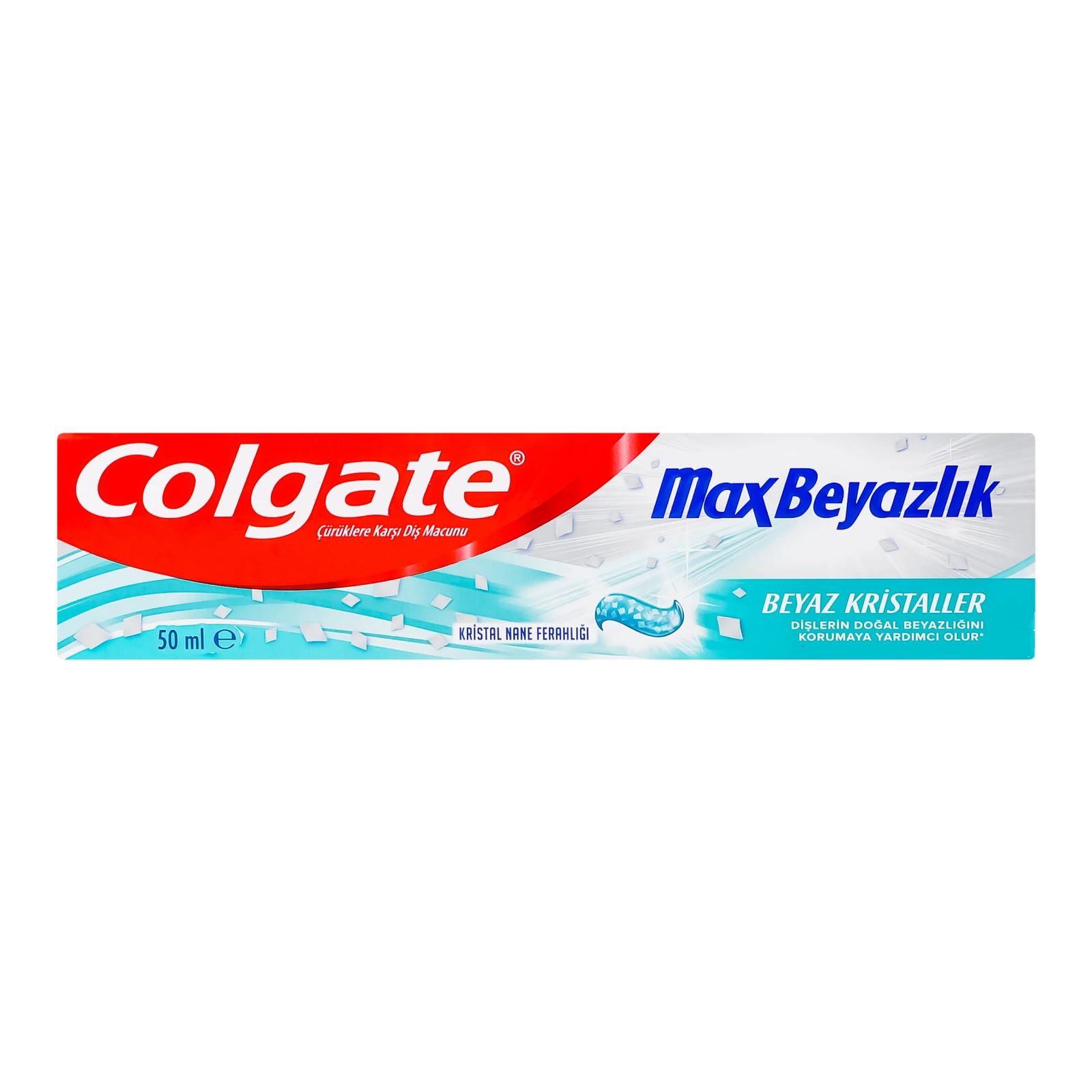 Паста зубна Colgate MaxWhite Crystal mint 50мл Фото навігації №:1