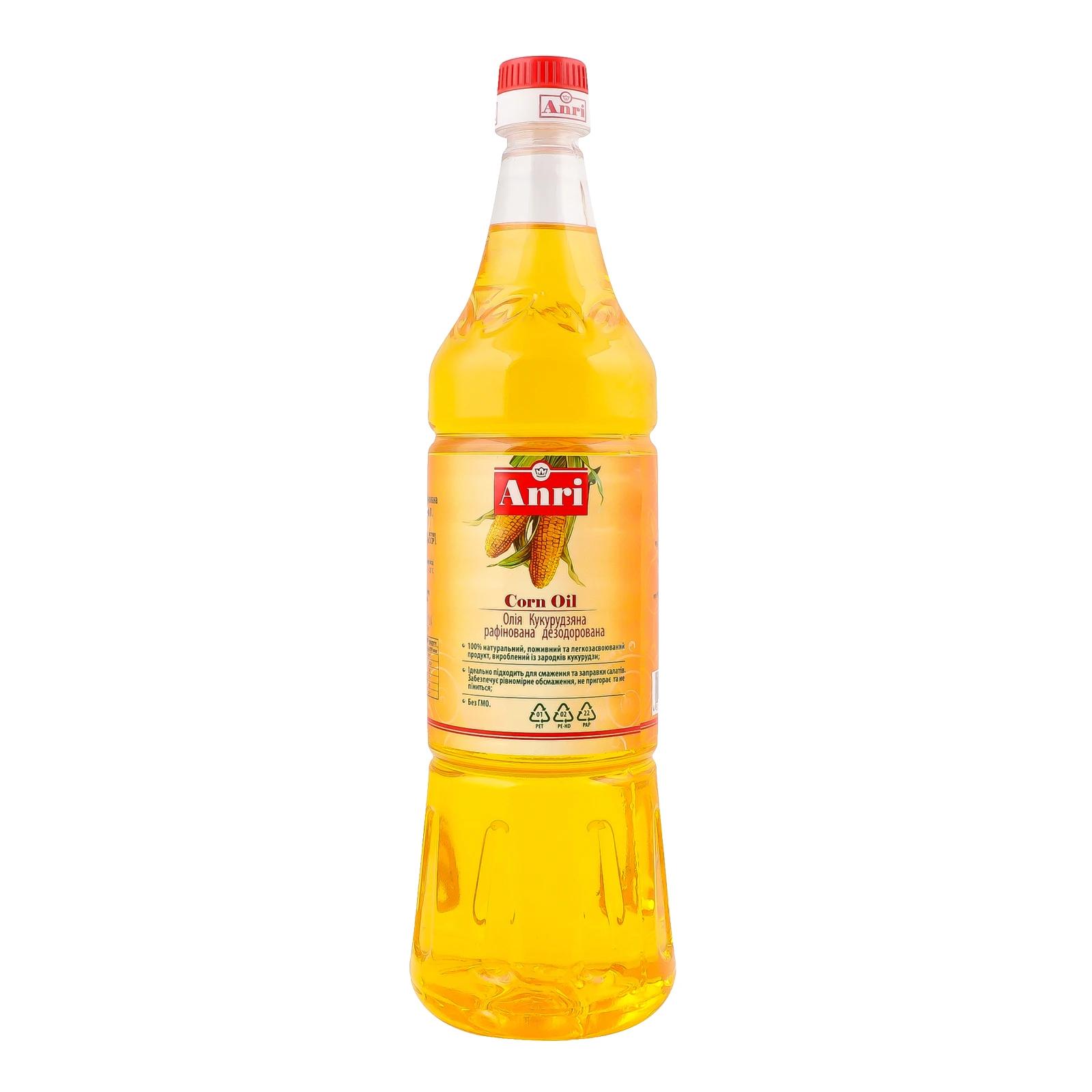 Олія кукурудзяна Anri рафінована дезодорована 850мл Фото №:2