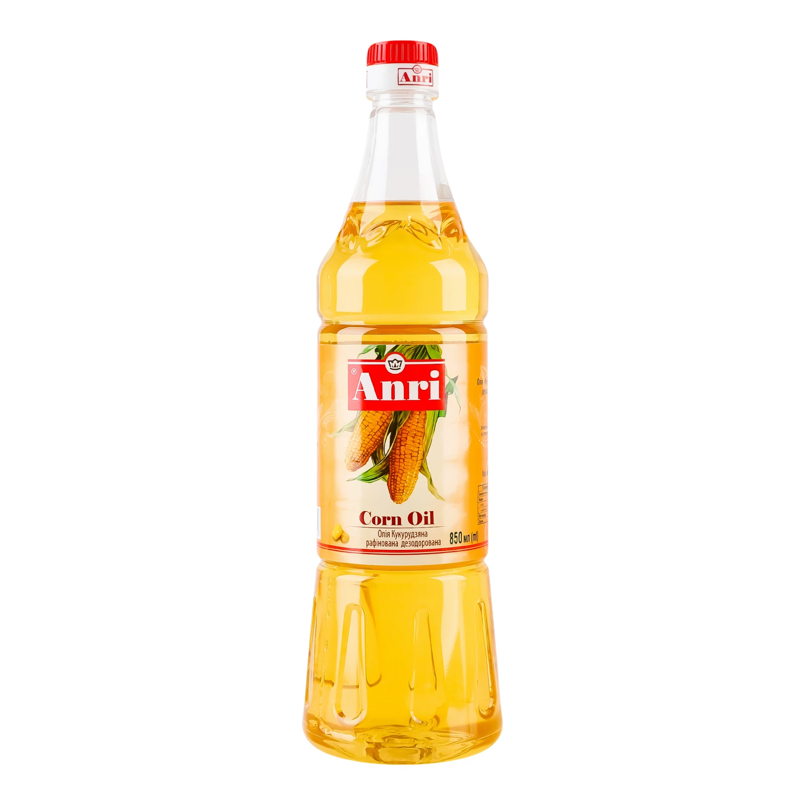 Олія кукурудзяна Anri рафінована дезодорована 850мл Фото навігації №:1