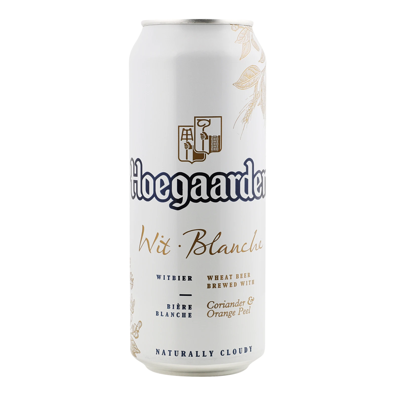 Пиво Hoegaarden Wit Blanche Witbier світле нефільтроване пастеризоване 4.9% 0.5л Фото №:1