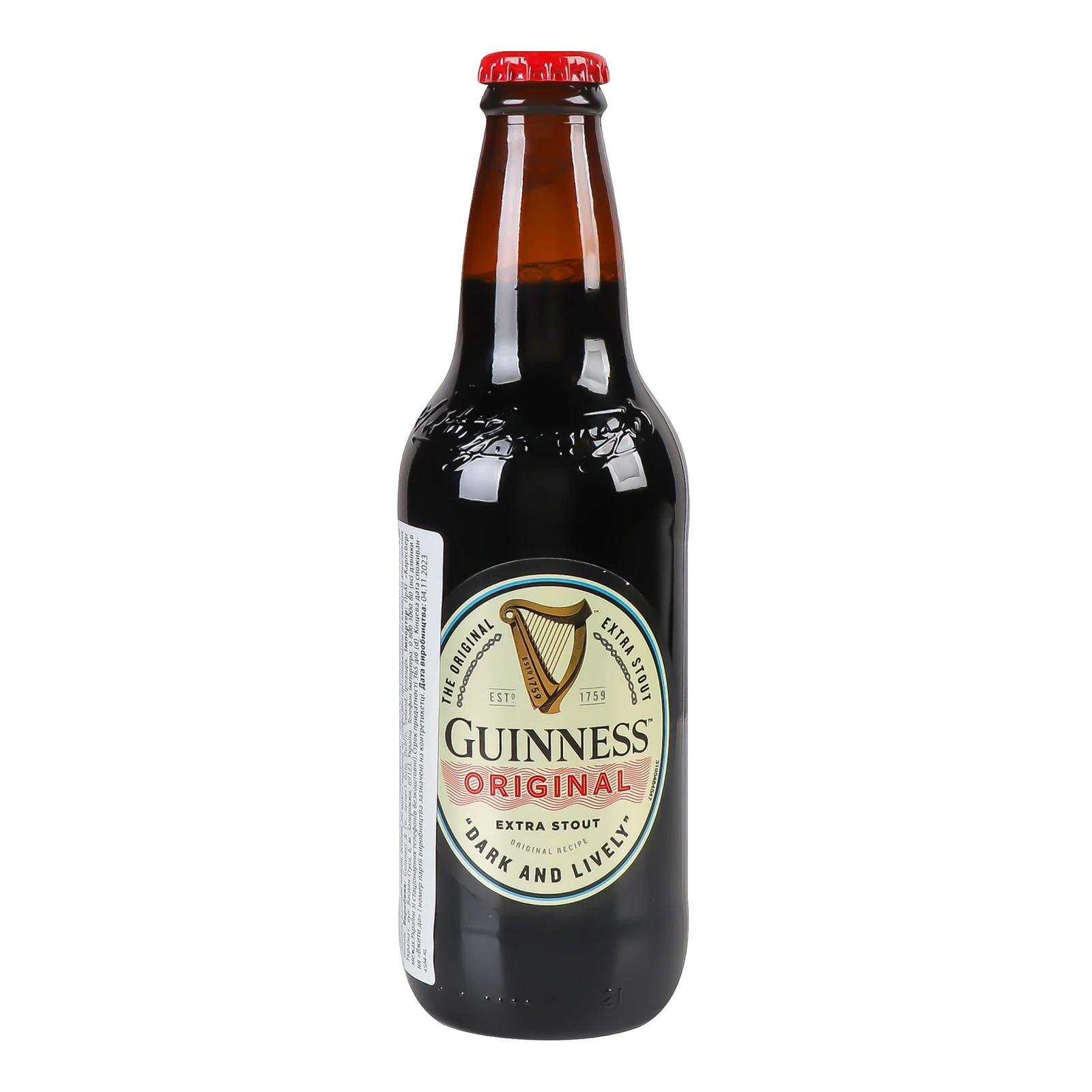 Пиво Guinness Original темне пастеризоване 5% 0.33л Фото №:1