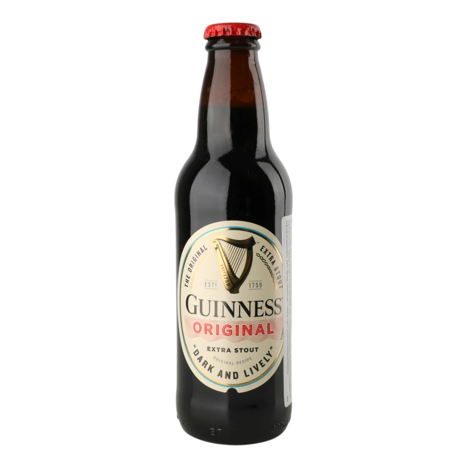 Пиво Guinness Original темне пастеризоване 5% 0.33л Фото №:1