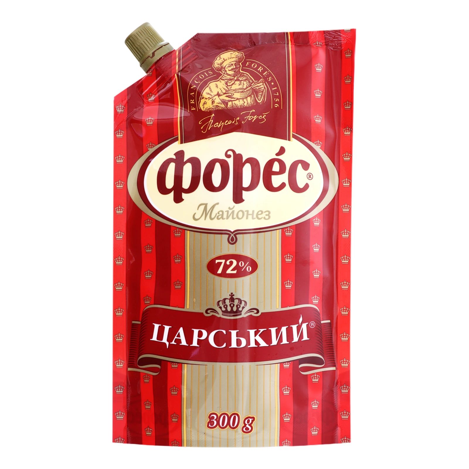 Майонез Форес Царський 72% 300г Фото навігації №:1