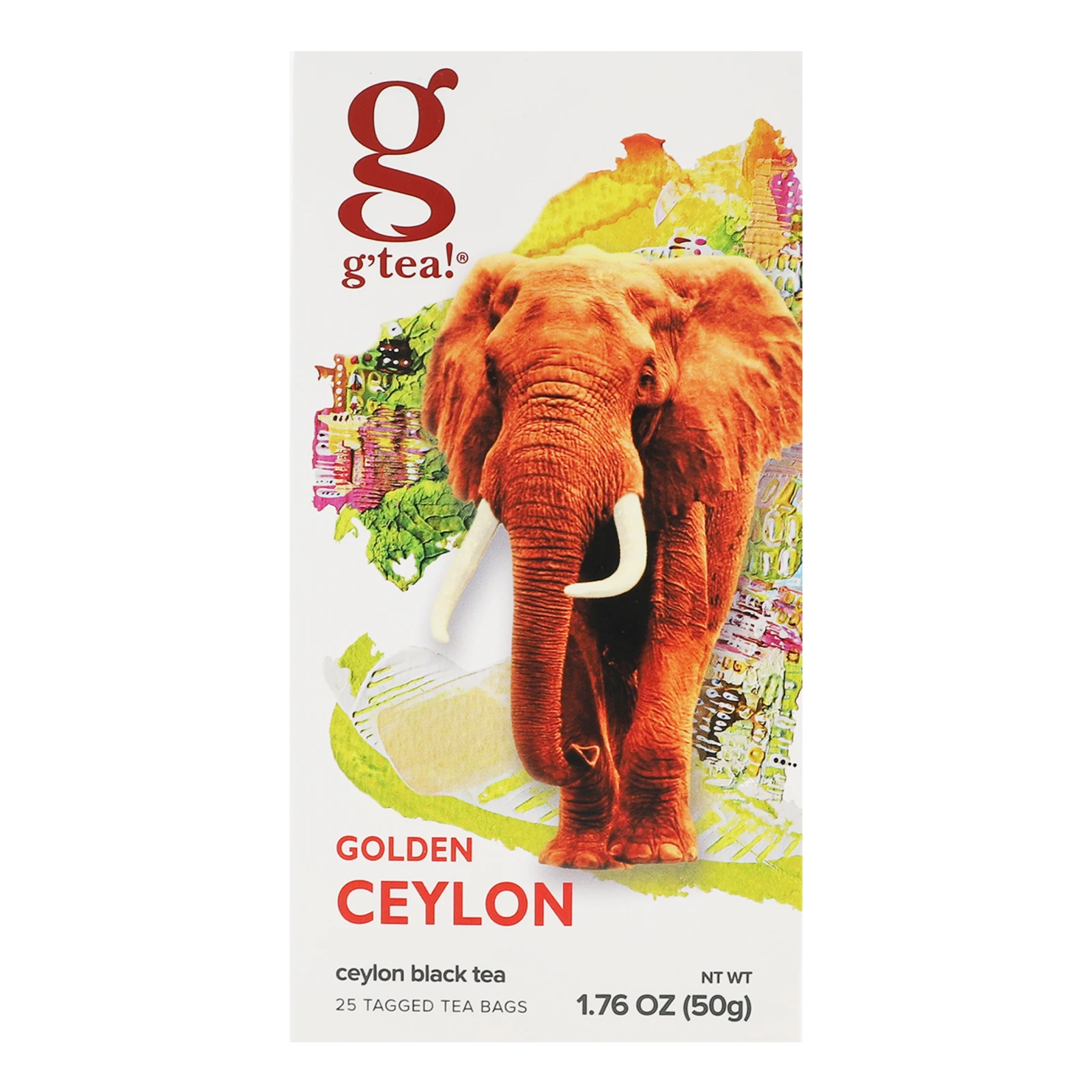 Чай G'tea! Golden Ceylon чорний байховий дрібний 25х2г Фото №:1