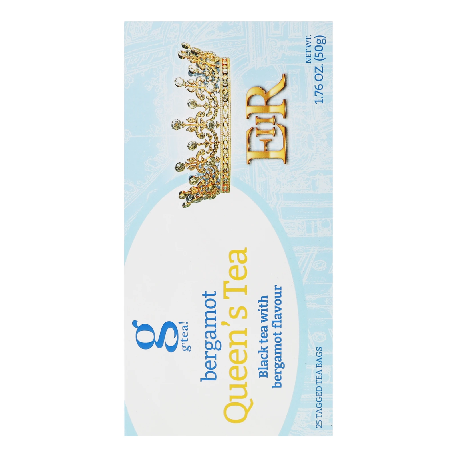 Чай G'tea! Queen's tea Bergamot чорний байховий дрібний з ароматом бергемота 25х2г фото 2