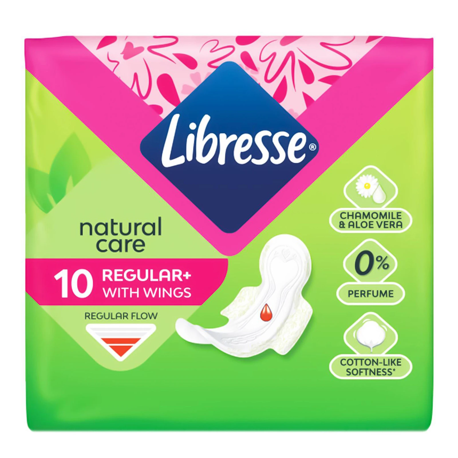 Прокладки гігієнічні Libresse Natural Care Ultra Normal 10шт/уп Фото №:1