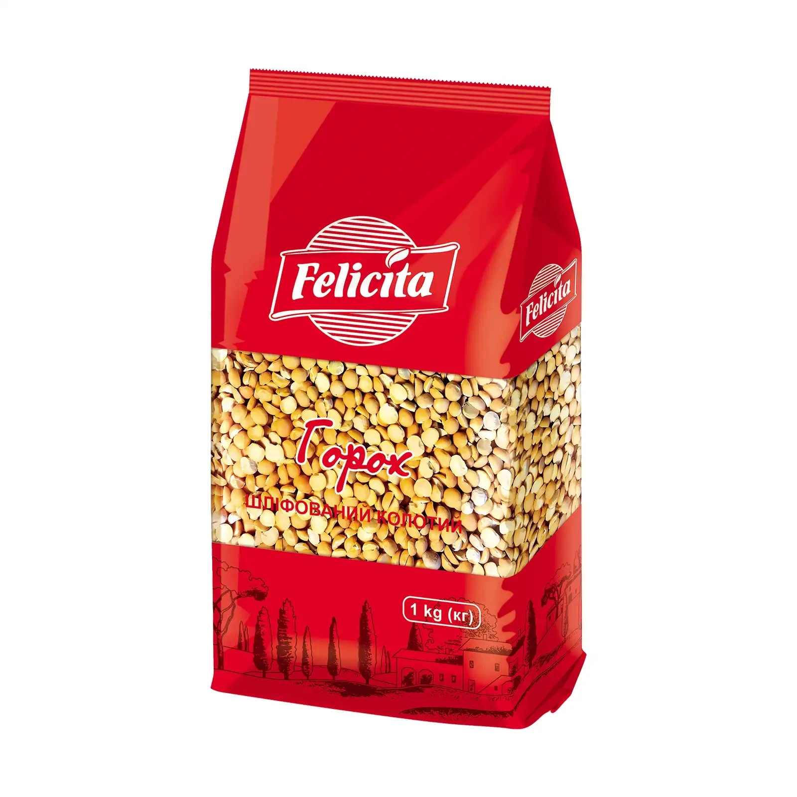 Горох Felicita шліфований колотий 1кг Фото №:1