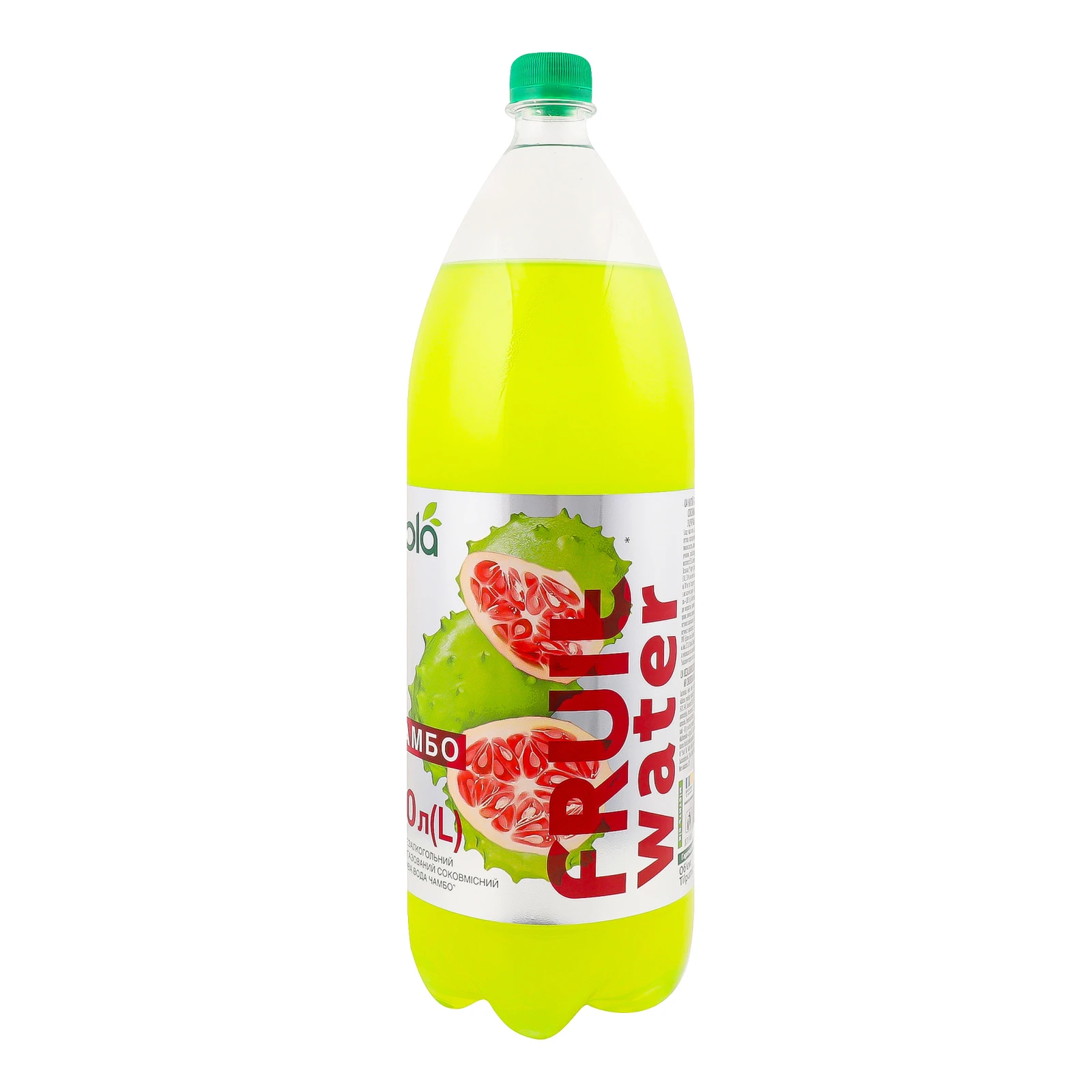 Напій Biola Fruit water соковмісний сильногазований Chambo 2л фото 2