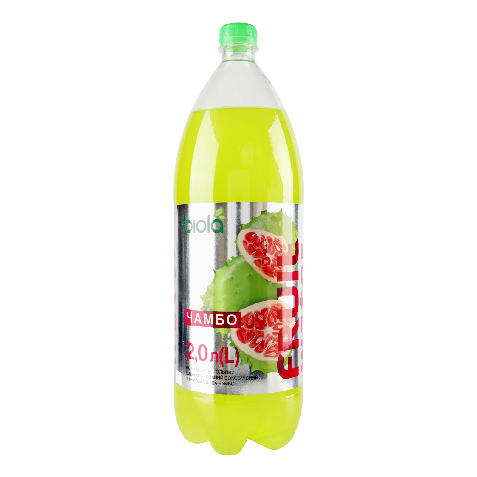 Напій Biola Fruit water Chambo сильногазований соковмісний 2л Фото №:1