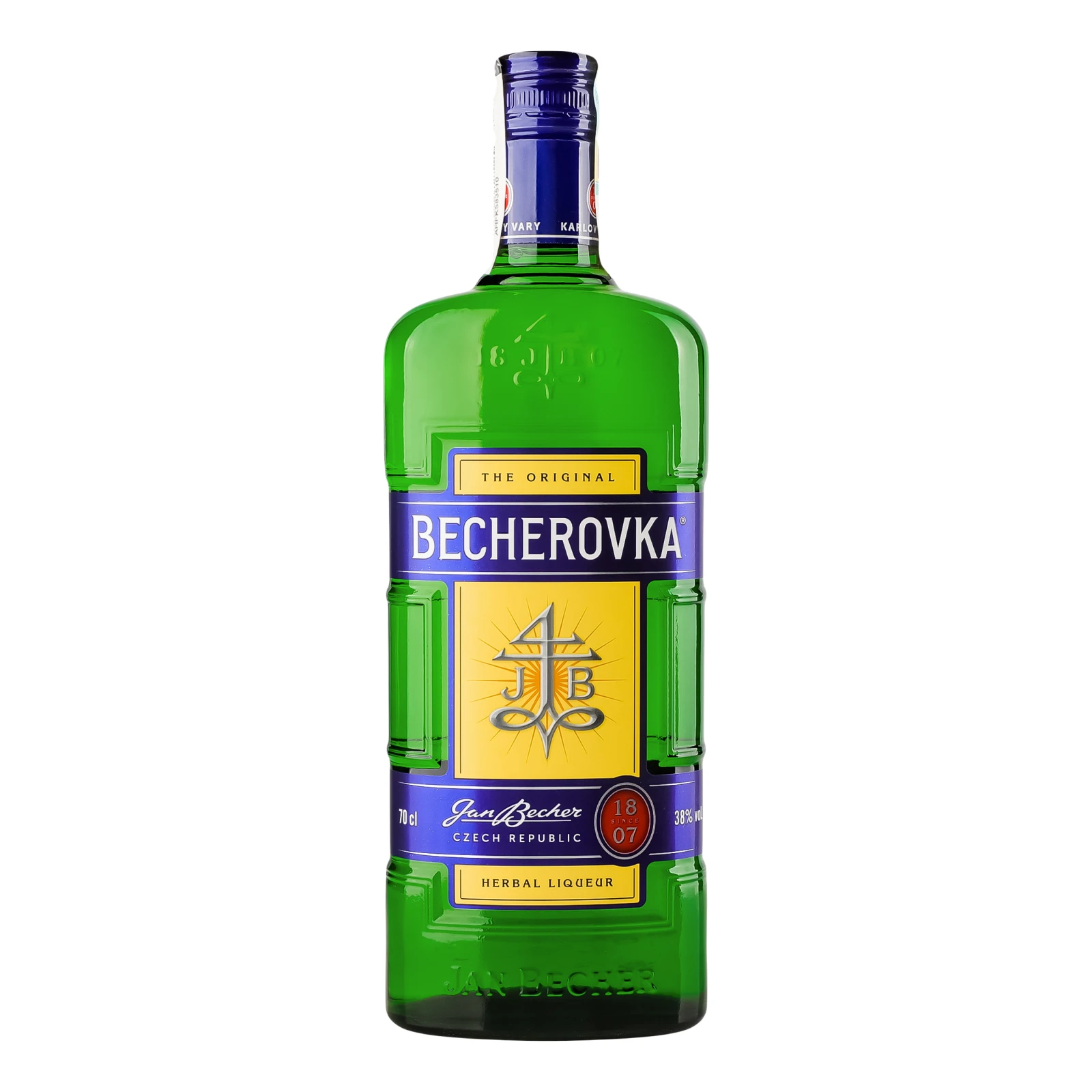 Настоянка Becherovka Original лікерна на травах 38% 0.7л Фото №:1