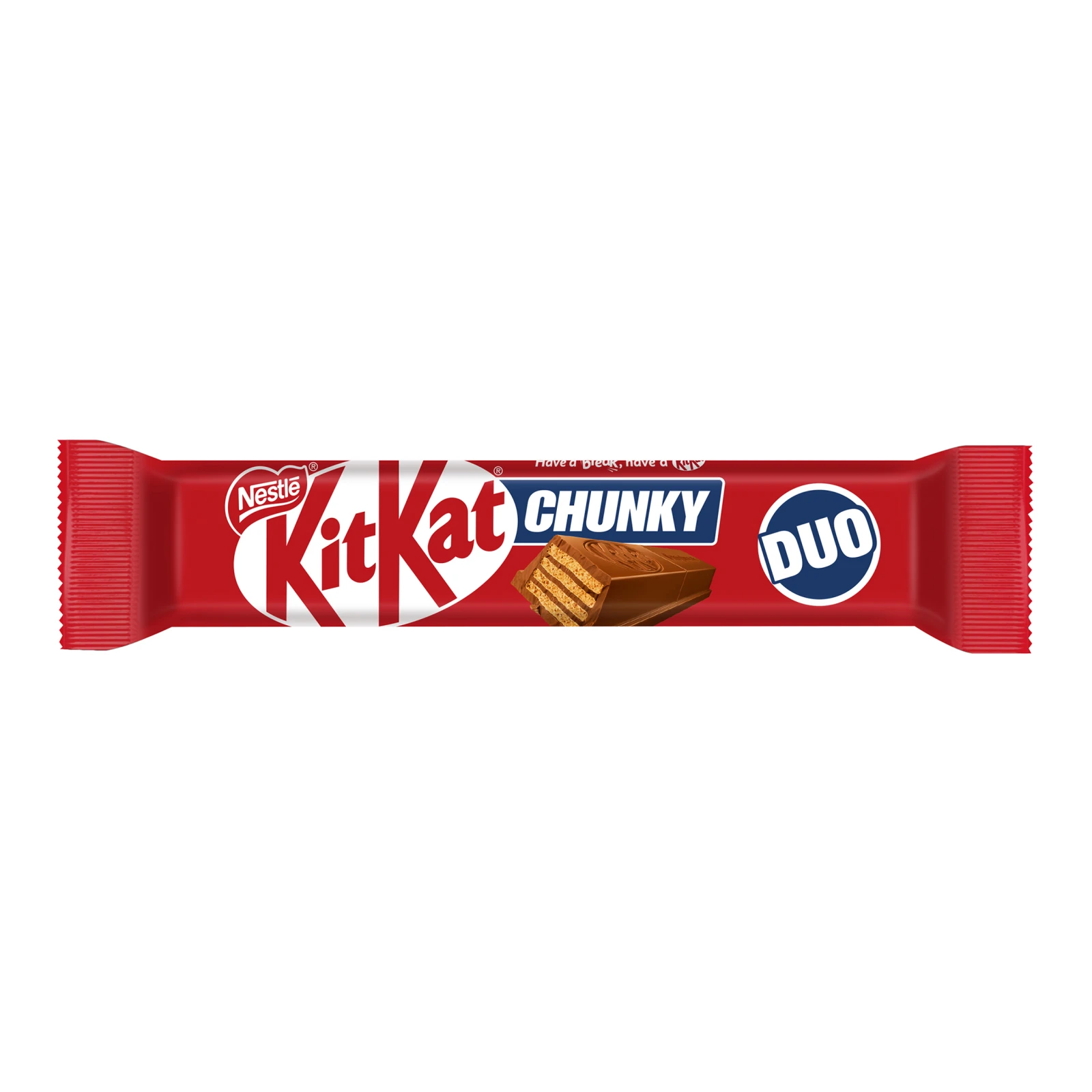 Вафлі Kit Kat Chunky Duo у молочному шоколаді 2*32г Фото №:1