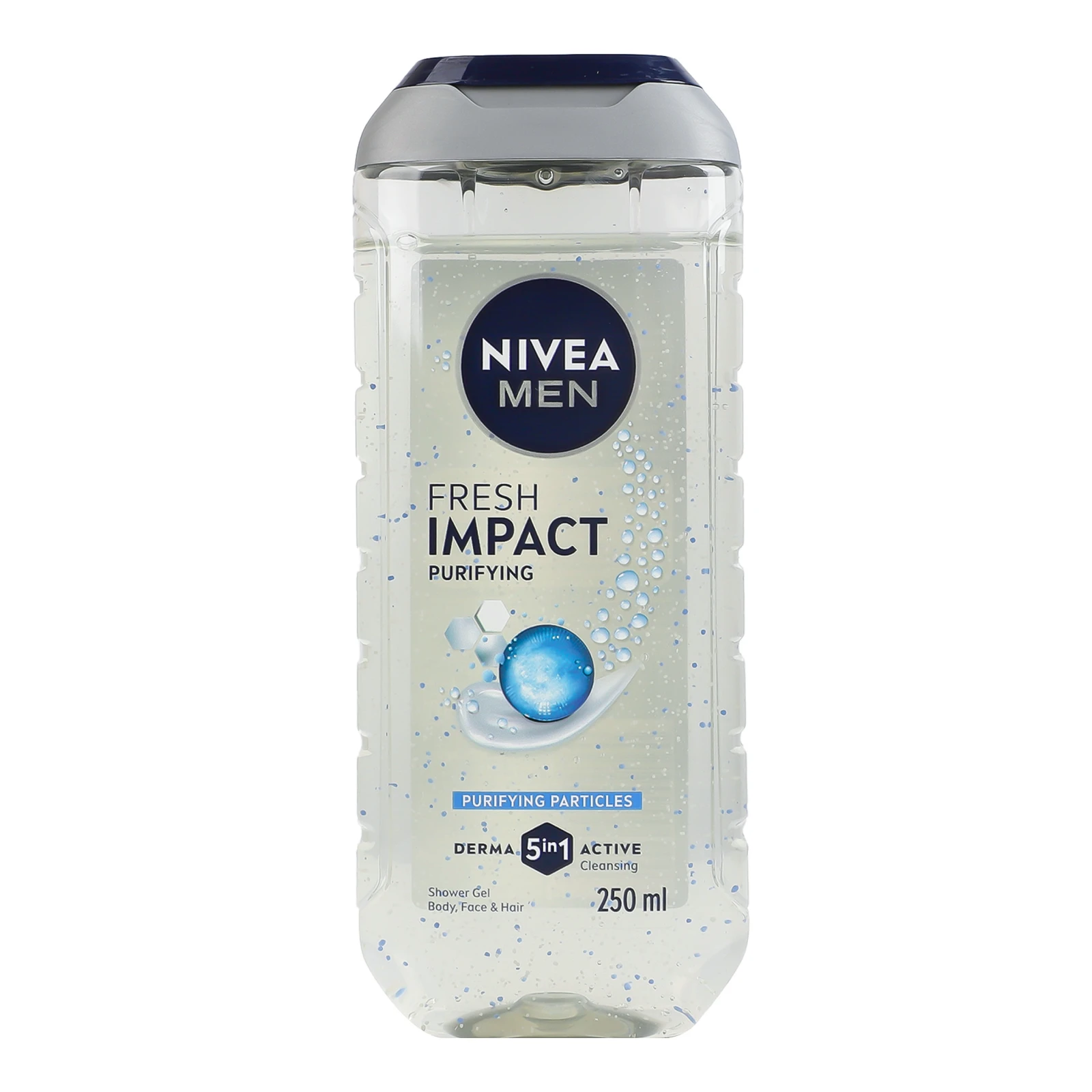 Гель для душу Nivea Men Fresh impact 5в1 для тіла, обличчя та волосся 250мл