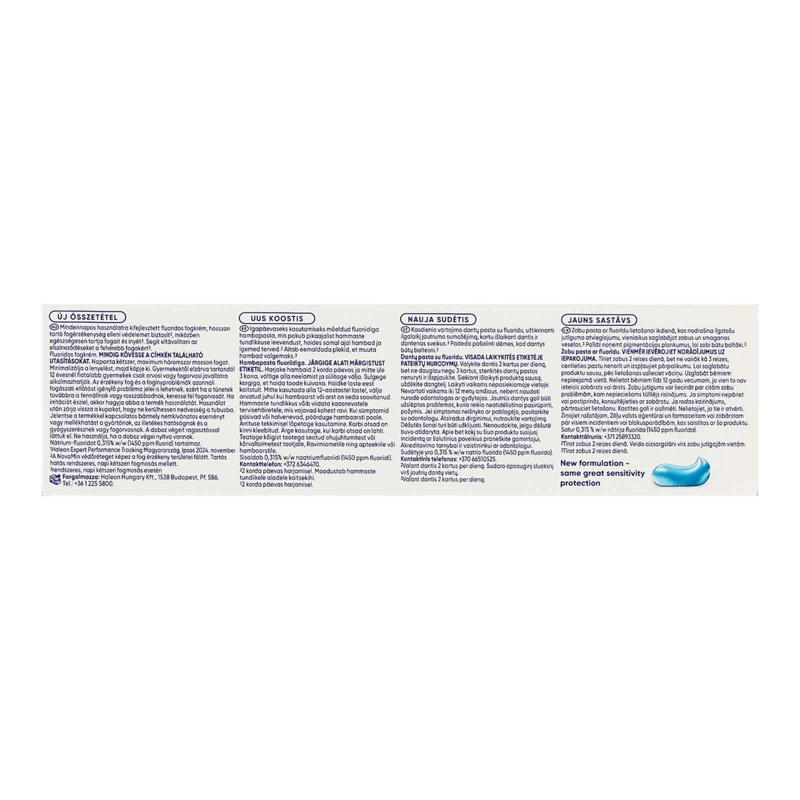 Паста зубна Sensodyne Відновлення і захист Вибілююча з фтором 75мл Фото №:2