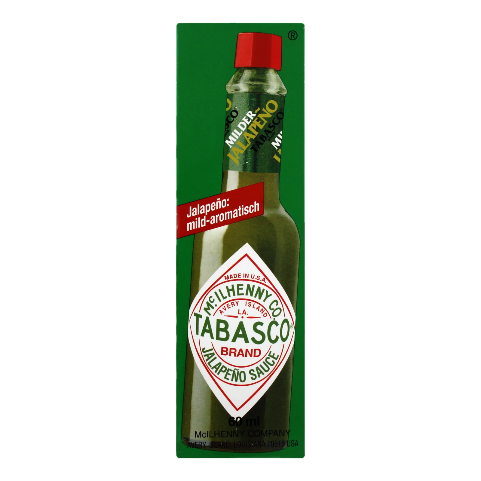 Соус Tabasco 60г перцевий зелений ск/б Фото №:1
